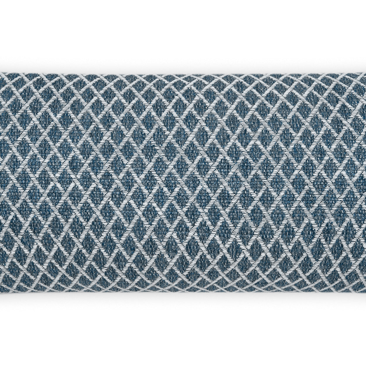 D.V. KAP HOME 12" x 24" Outdoor Ambree Lumbar Pillow - Indigo Traditional - OD-462-I-1224