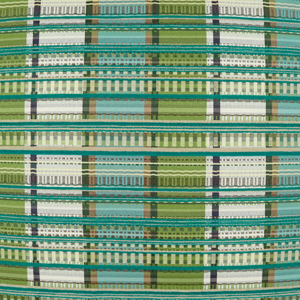 D.V. KAP HOME 22" x 22" Outdoor Conch Pillow - Tahiti Plaid - Check, Western Chic - OD-463-T-2222