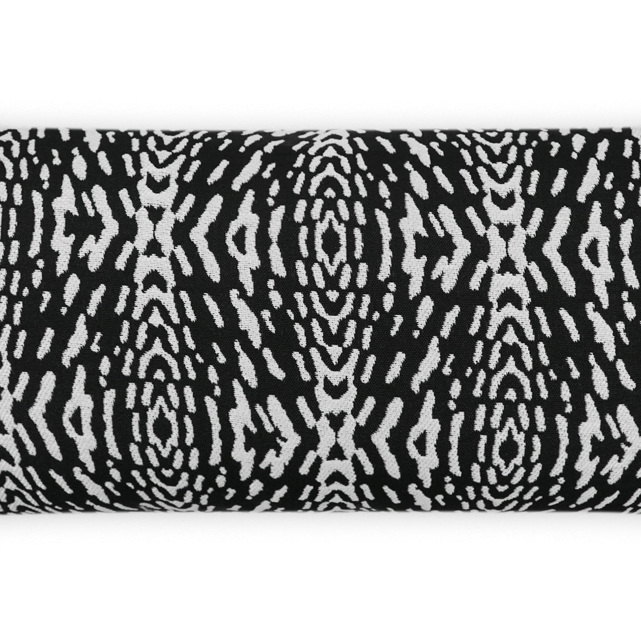 D.V. KAP HOME 12" x 24" Outdoor Riff Lumbar Pillow - Ebony Global - OD-484-E-1224