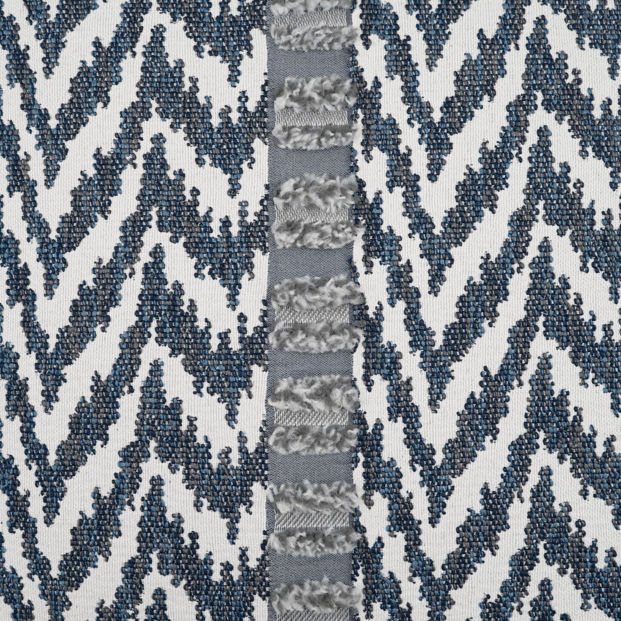 D.V. KAP HOME 22" x 22" Outdoor Indiana Pillow - Indigo Global, Chevron - OD-489-I-2222