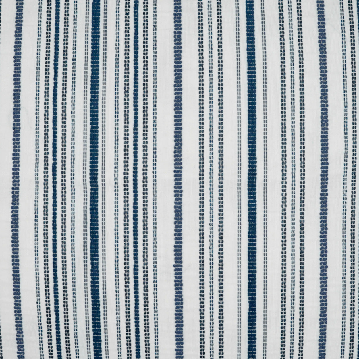 D.V. KAP HOME 22" x 22" Outdoor Accola Pillow - Indigo Stripes, Farmhouse, Beach - OD-503-I-2222
