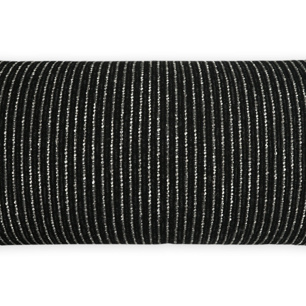 D.V. KAP HOME 12" x 24" Outdoor Burson Lumbar Pillow - Onyx Stripes, Beach, Global - OD-527-O-1224