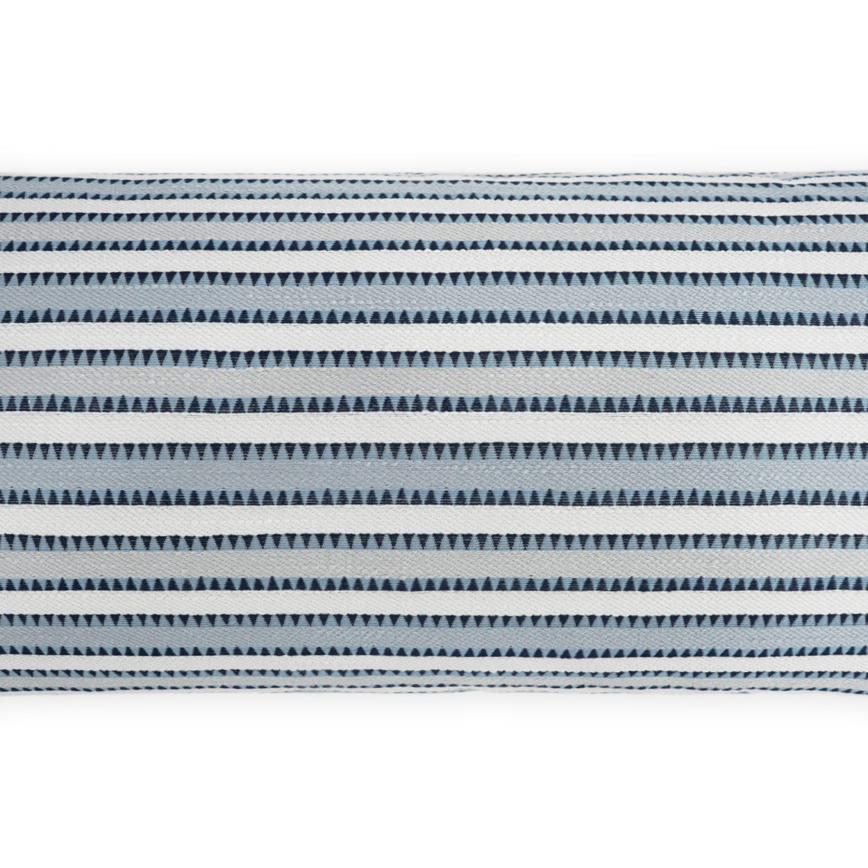 D.V. KAP HOME 12" x 24" Outdoor Calica Lumbar Pillow - Azure Stripes, Western Chic - OD-534-A-1224