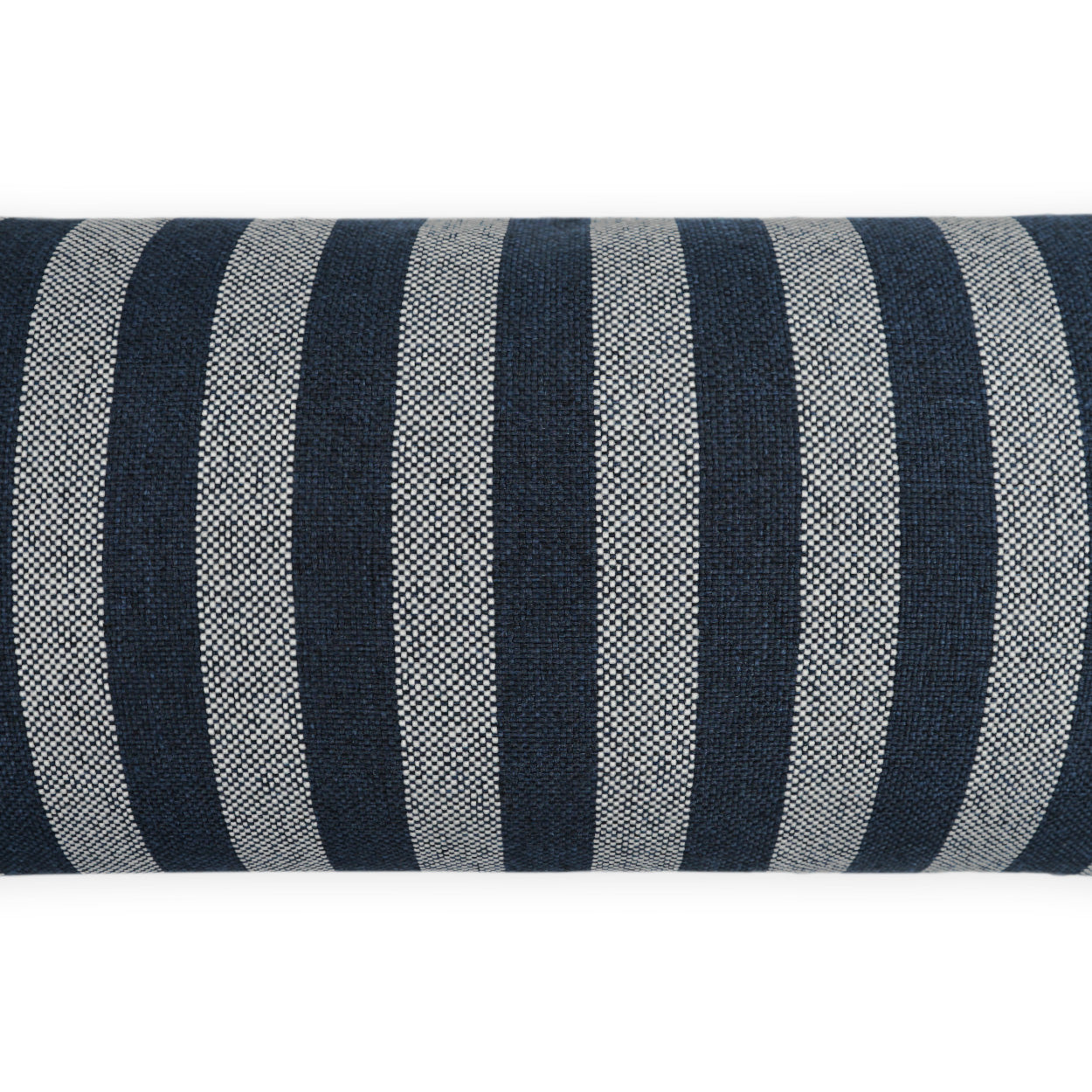 D.V. KAP HOME 12" x 24" Outdoor Seaport Lumbar Pillow - Navy Stripes, Farmhouse, Beach, Nautical - OD-543-N-1224