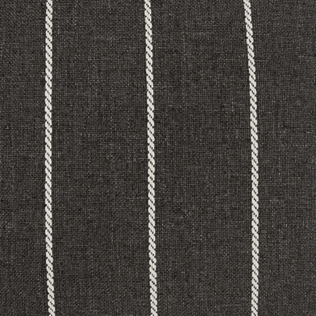 D.V. KAP HOME 22" x 22" Outdoor Pencil Pillow - Carbon Stripes, Farmhouse, Beach - OD-544-C-2222