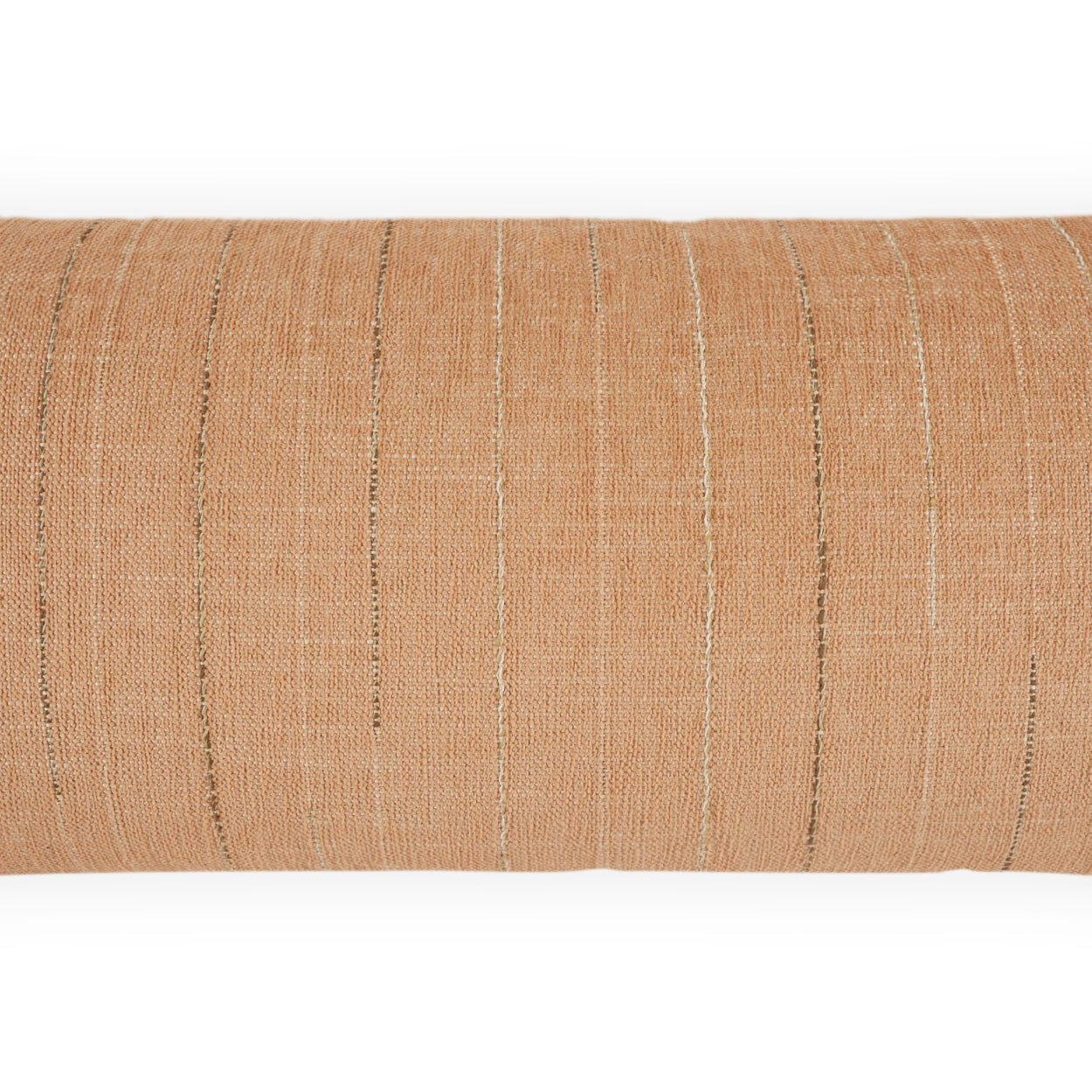 D.V. KAP HOME 12" x 24" Outdoor Koprin Lumbar Pillow - Salmon Stripes - OD-574-S-1224