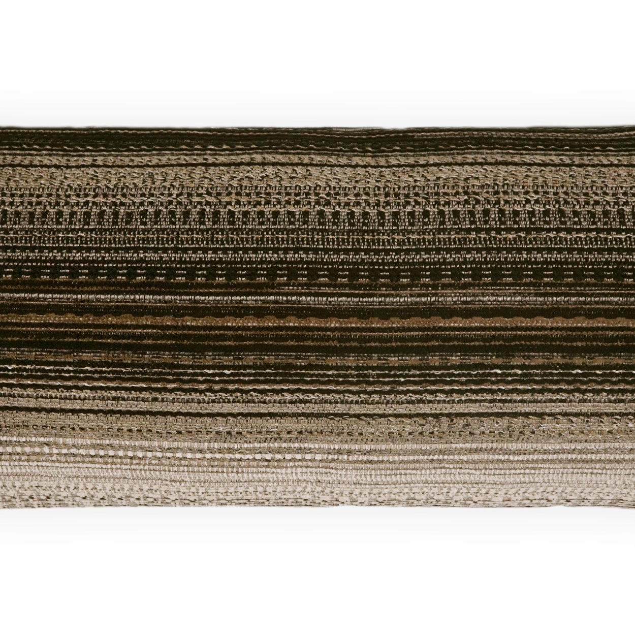 D.V. KAP HOME 12" x 24" Outdoor Ihara Lumbar Pillow - Mink Stripes - OD-578-M-1224