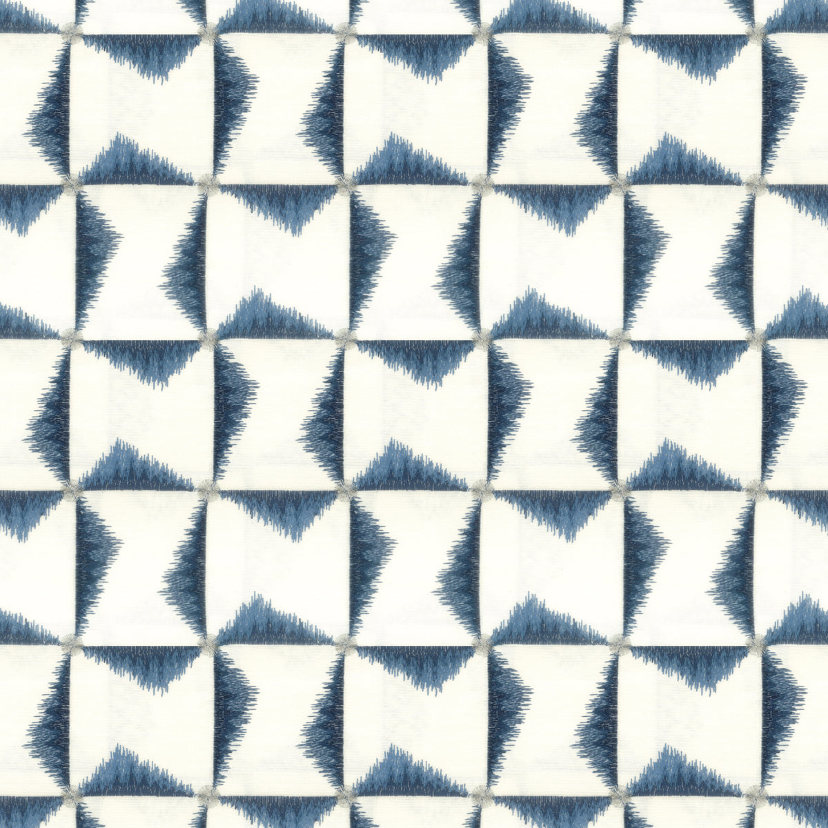STOUT TEXTILES MULTIPURPOSE,EMBROIDERIES TRADITIONAL, SQUARE NAVY - ONTA-3