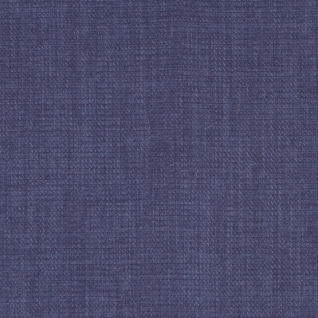 Dark blue linen-texture fabric swatch with plain blue color and subtle purple texture.