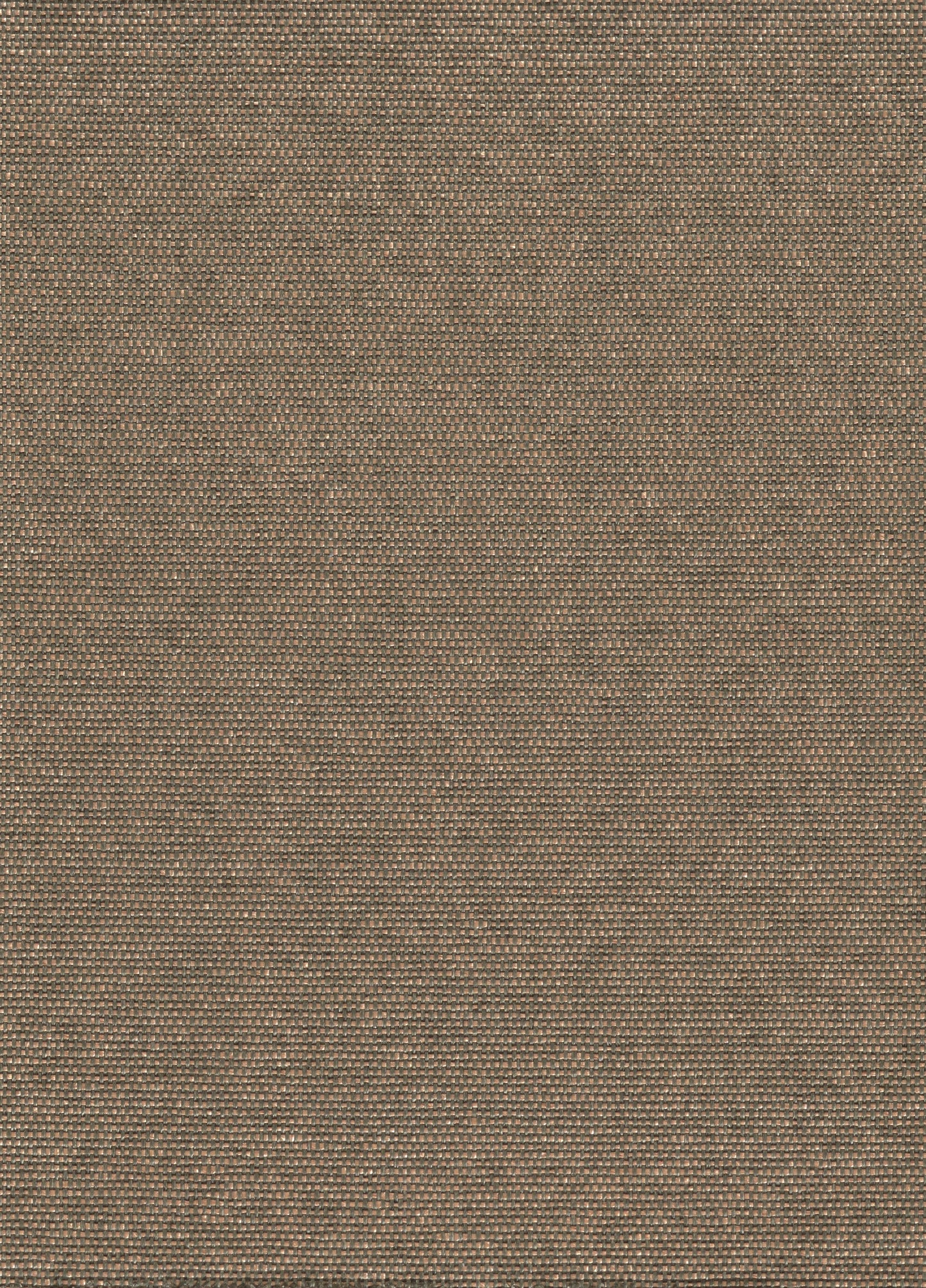 Brown woven fabric texture with tan threads in a tight canvas weave.