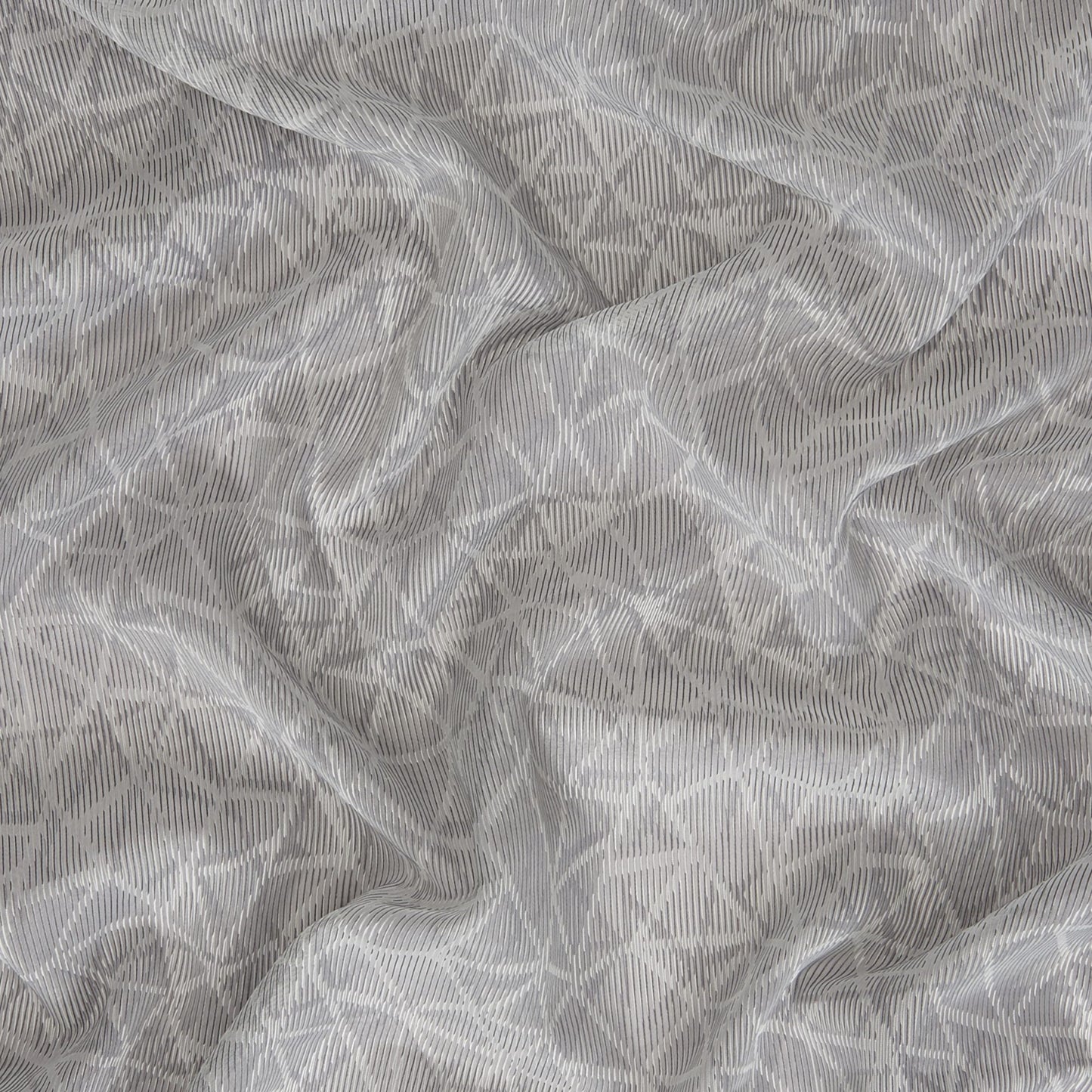JF Fabrics PEKOE 95 Fabric Traditional,Transitional,Contemporary,Geometric Grey/Silver Wide Width,Jacquard,Sheer - 7487195 J8231