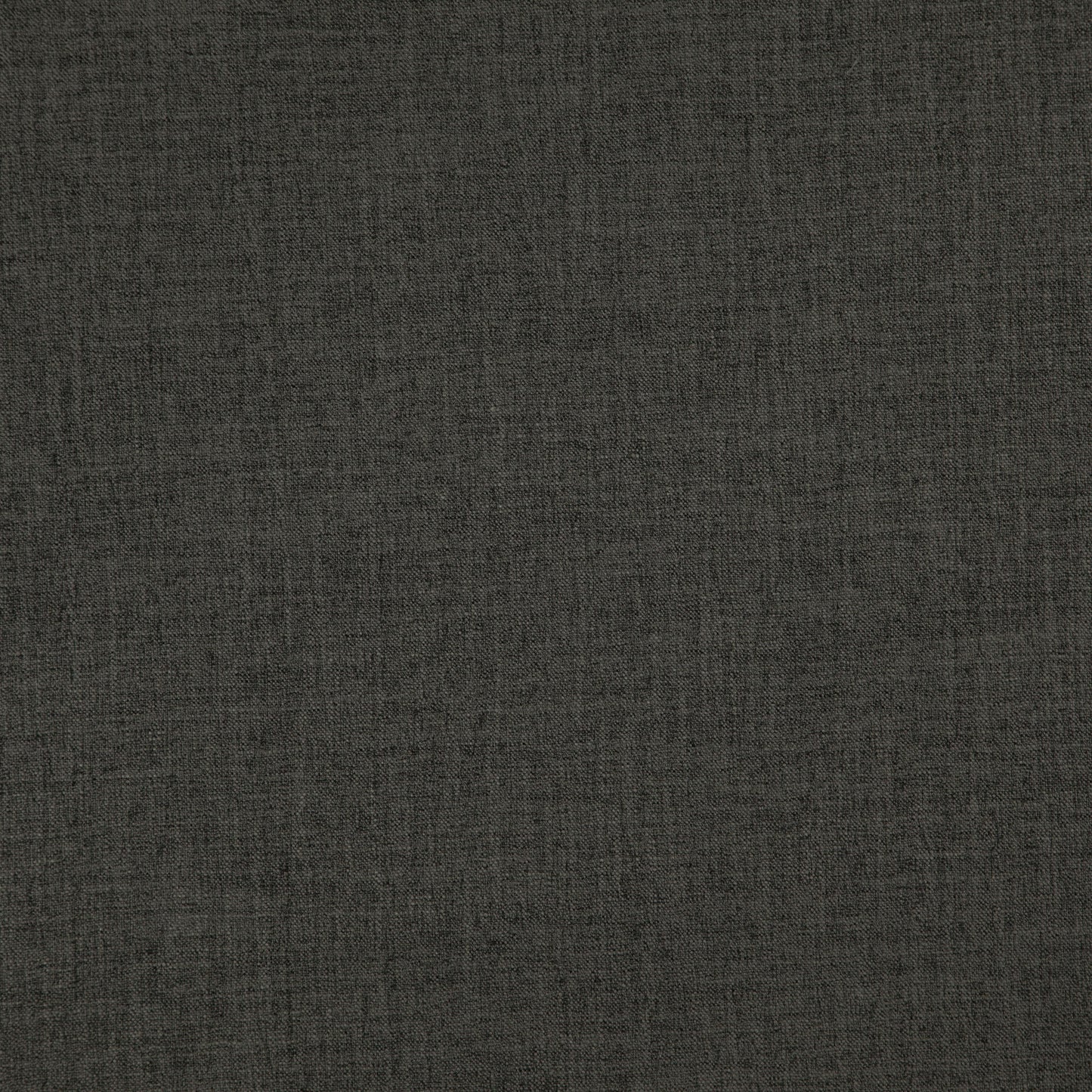 Charcoal gray woven fabric texture swatch with a linen-like weave, suitable for upholstery or apparel.
