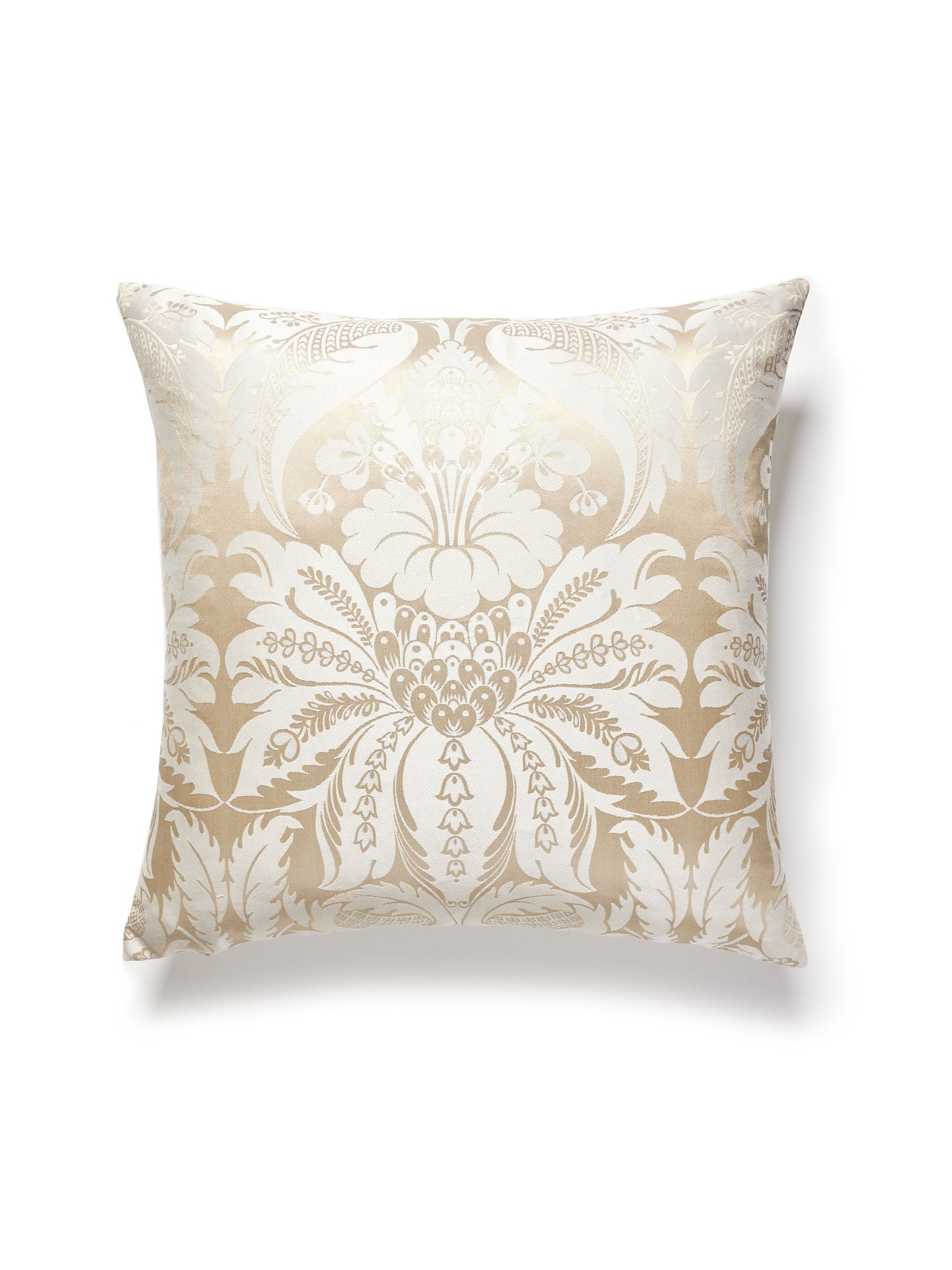 SCALAMANDRE PILLOWS DAMASK SQUARE - PQ 0004SDDK1865 NEW SKU # PQSDDK18650004