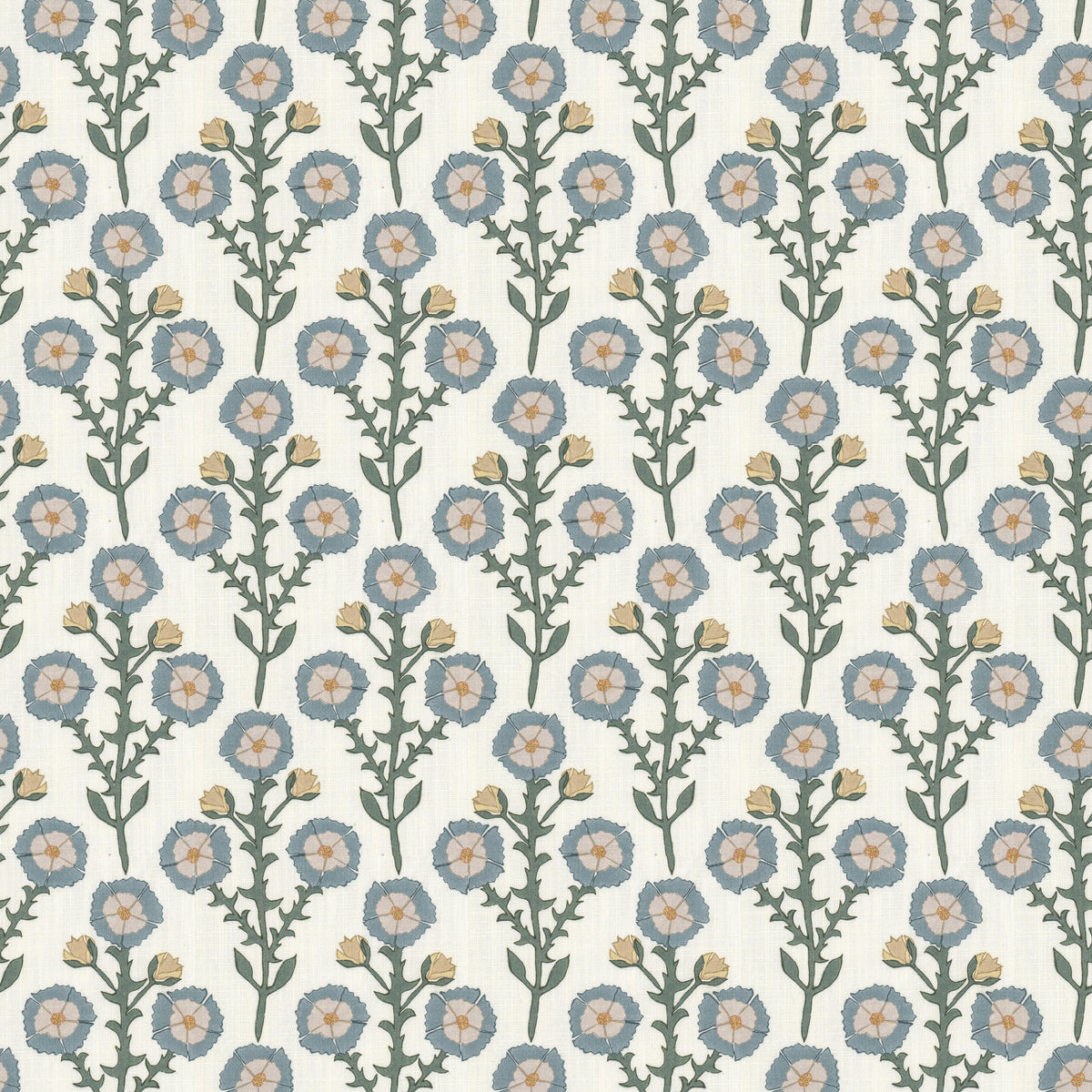 STOUT TEXTILES MULTIPURPOSE,PRINT TRANSITIONAL,, FLORAL NORSE,TEAL - PROT-1