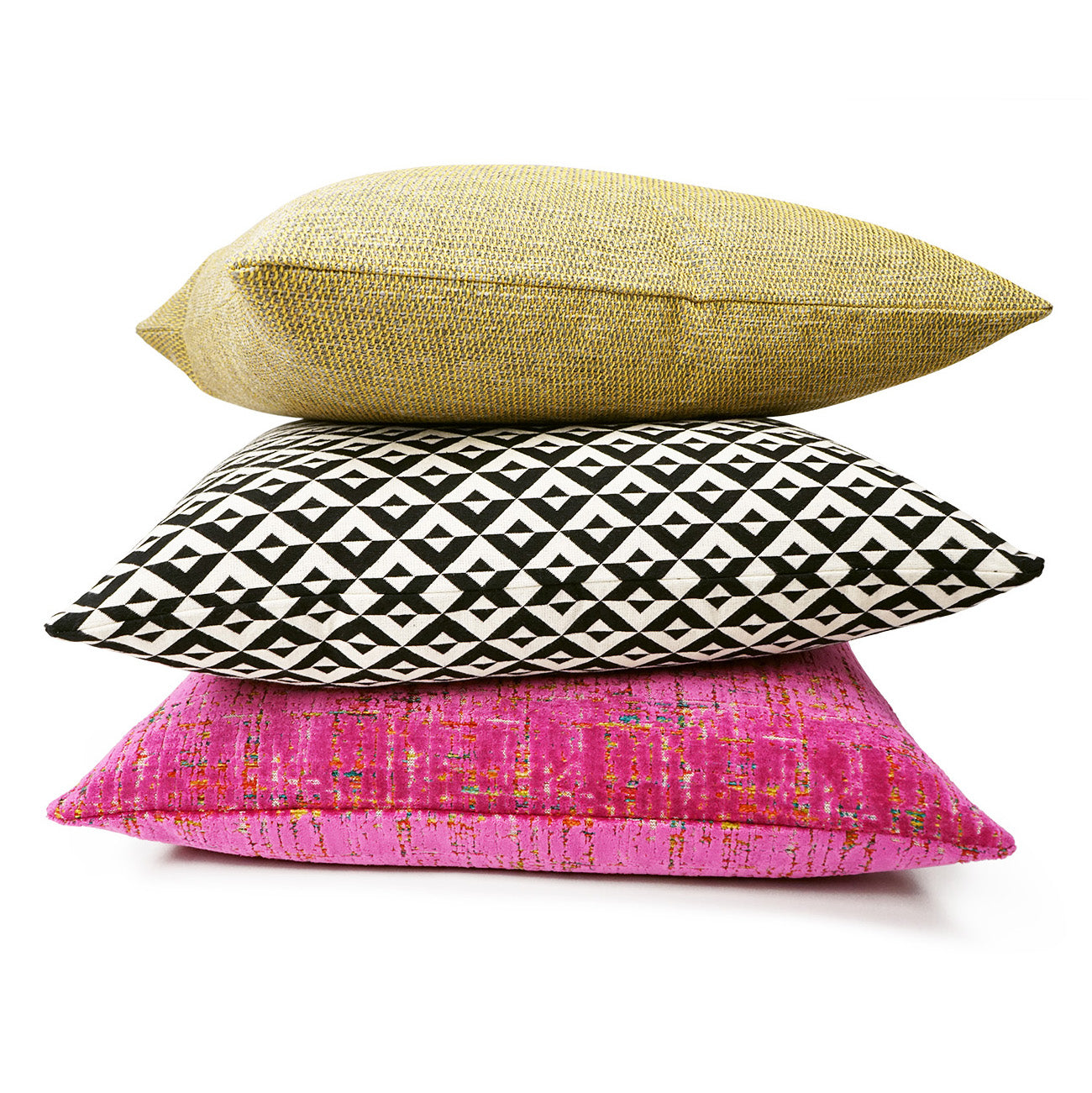 D.V. KAP HOME 24" x 24" Moonstruck Pillow - Fuchsia Modern, Abstract - 3563-F-2424