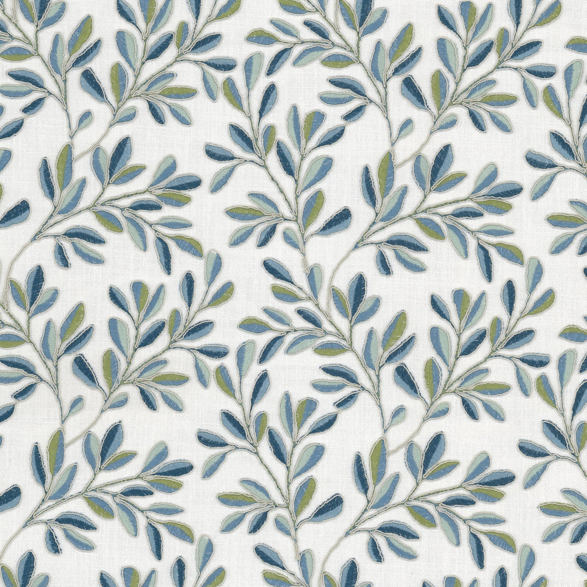 STOUT TEXTILES MULTIPURPOSE,EMBROIDERIES TRADITIONAL, FLORAL MARINE - QUIN-5