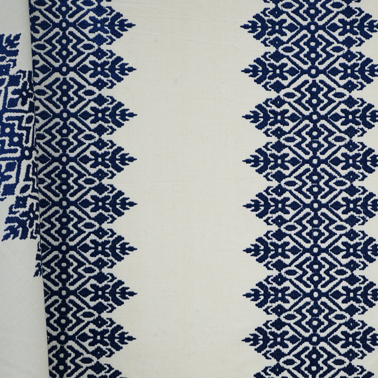 JF Fabrics JF Studio RAYA 66 Fabric Traditional,Transitional,Contemporary,Stripe Blue,Creme,Beige,Offwhite Embroidery,Texture - 5479866 SJ101