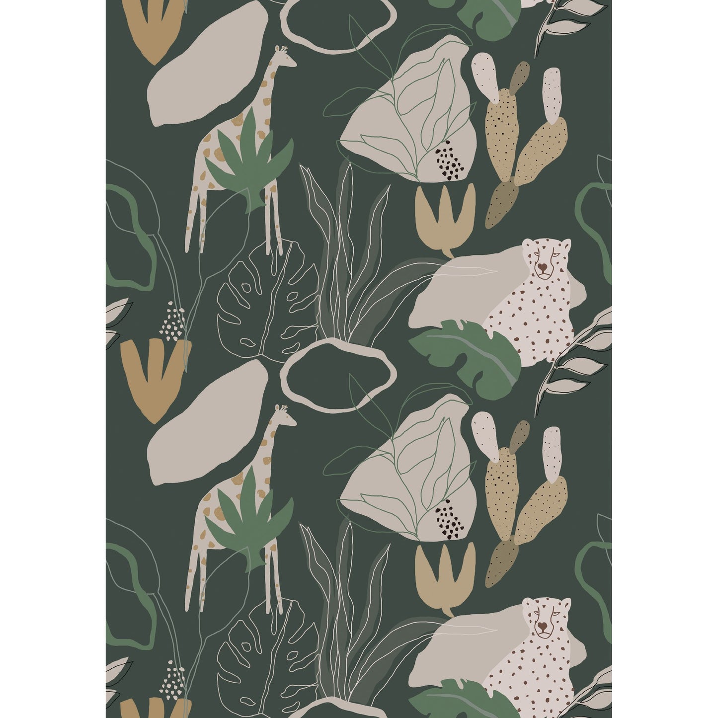 GALERIE WALLCOVERINGS Day Dreamers Safari Green - RB248