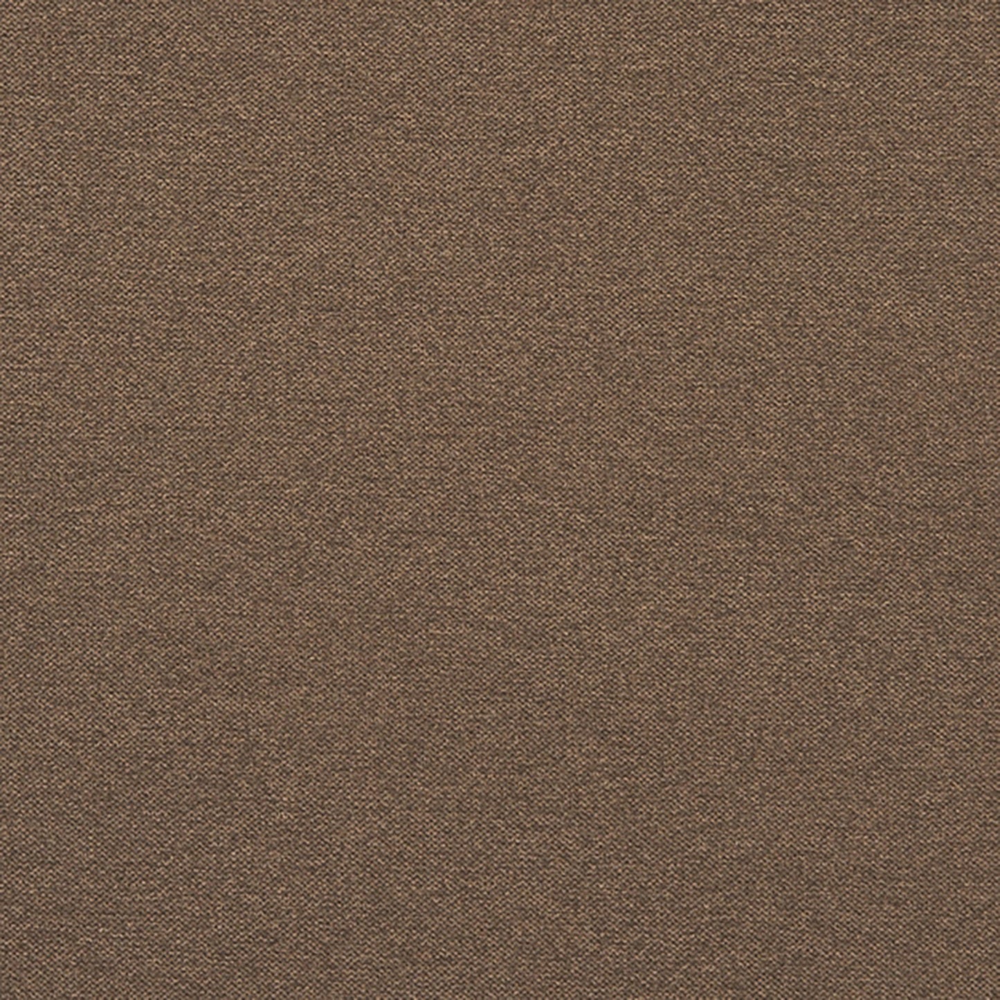 Brown woven fabric swatch with tight texture; warm taupe-brown color for upholstery or apparel use.