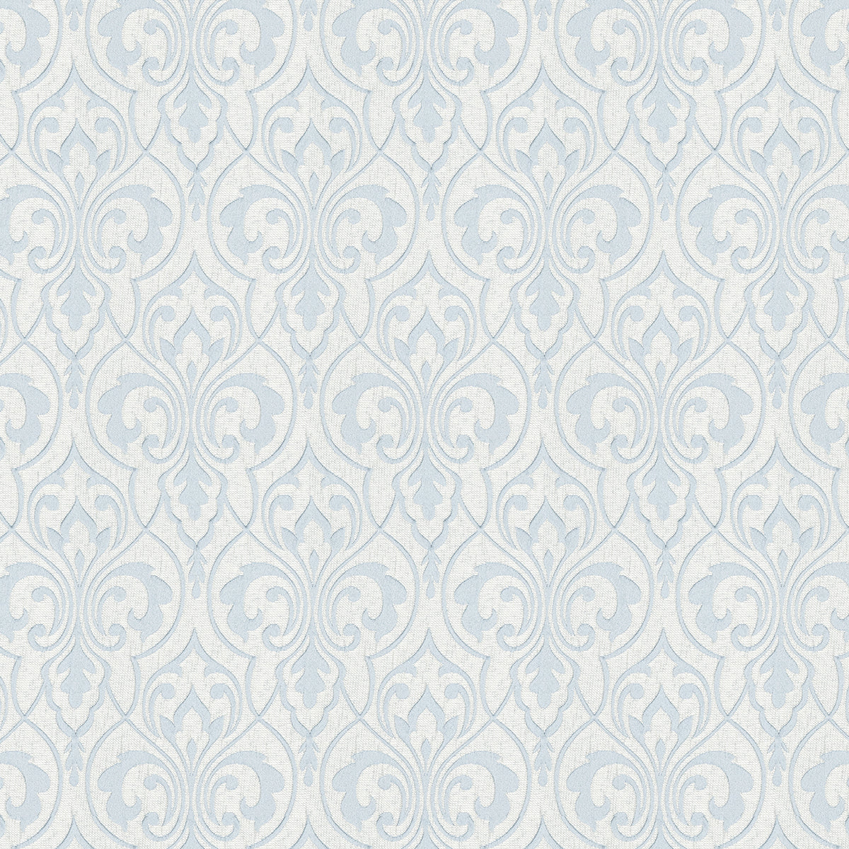 STOUT TEXTILES DRAPERY,JACQUARD TRADITIONAL, FRAME DESIGN BLUE - REMY-2