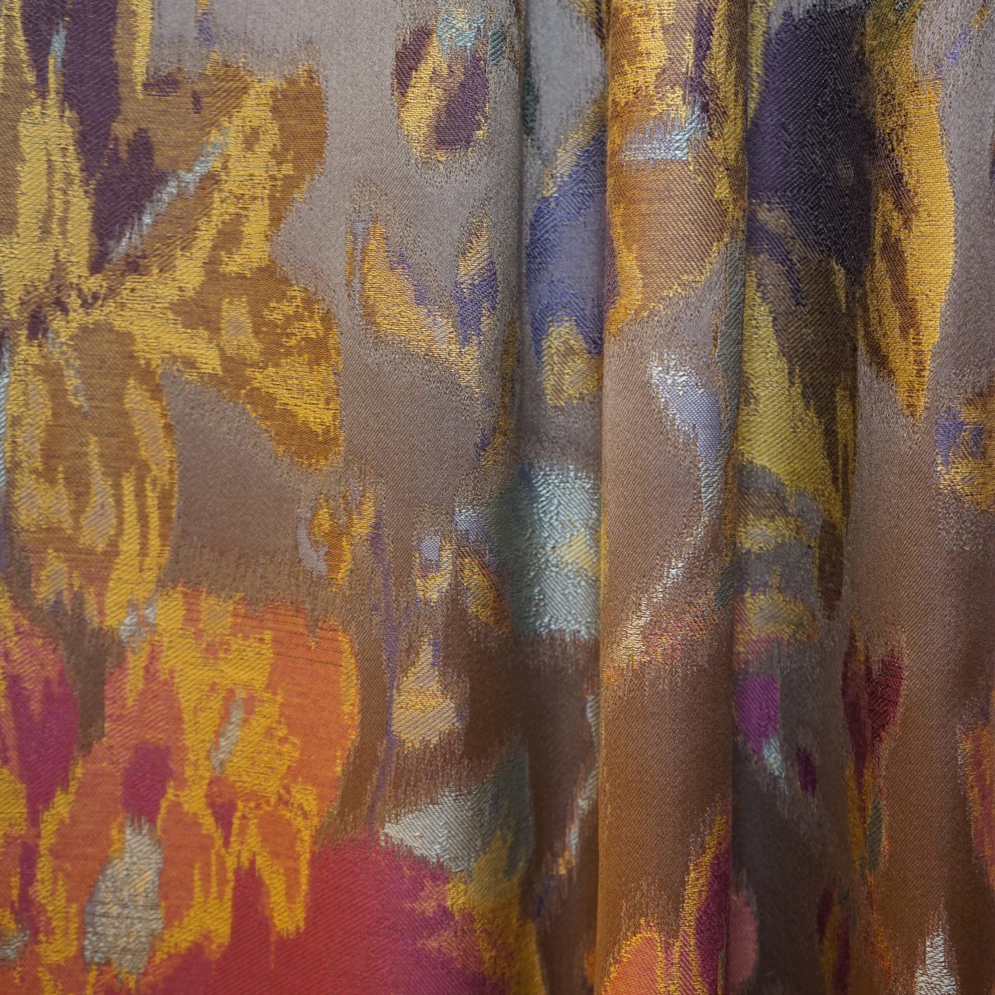 JF Fabrics JF Studio RENOIR 56 Fabric Transitional,Floral,Ikat Blue,Brown,Pink,Purple,Yellow,Gold Jacquard,Tapestry - 5082856 SJ101