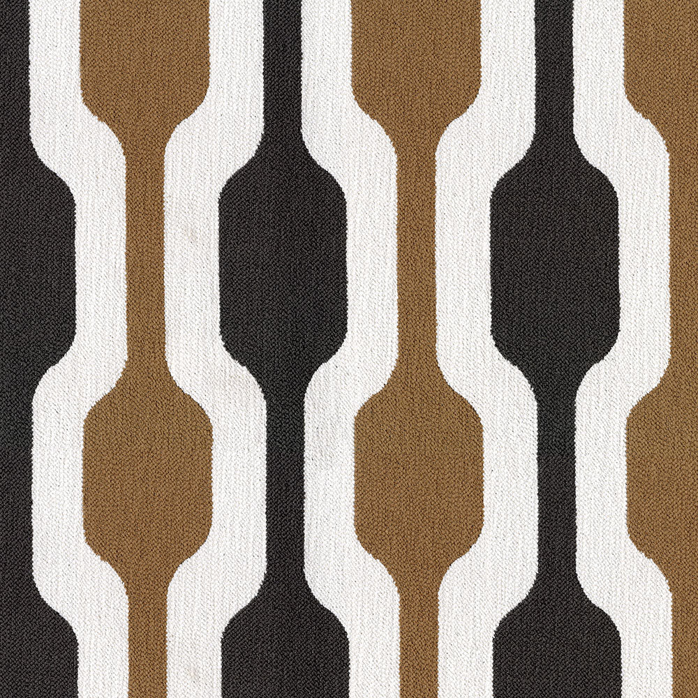 NICHOLASJOHN INC NJ-GLORY Walnut Geometric Fabric - NJ25-2777