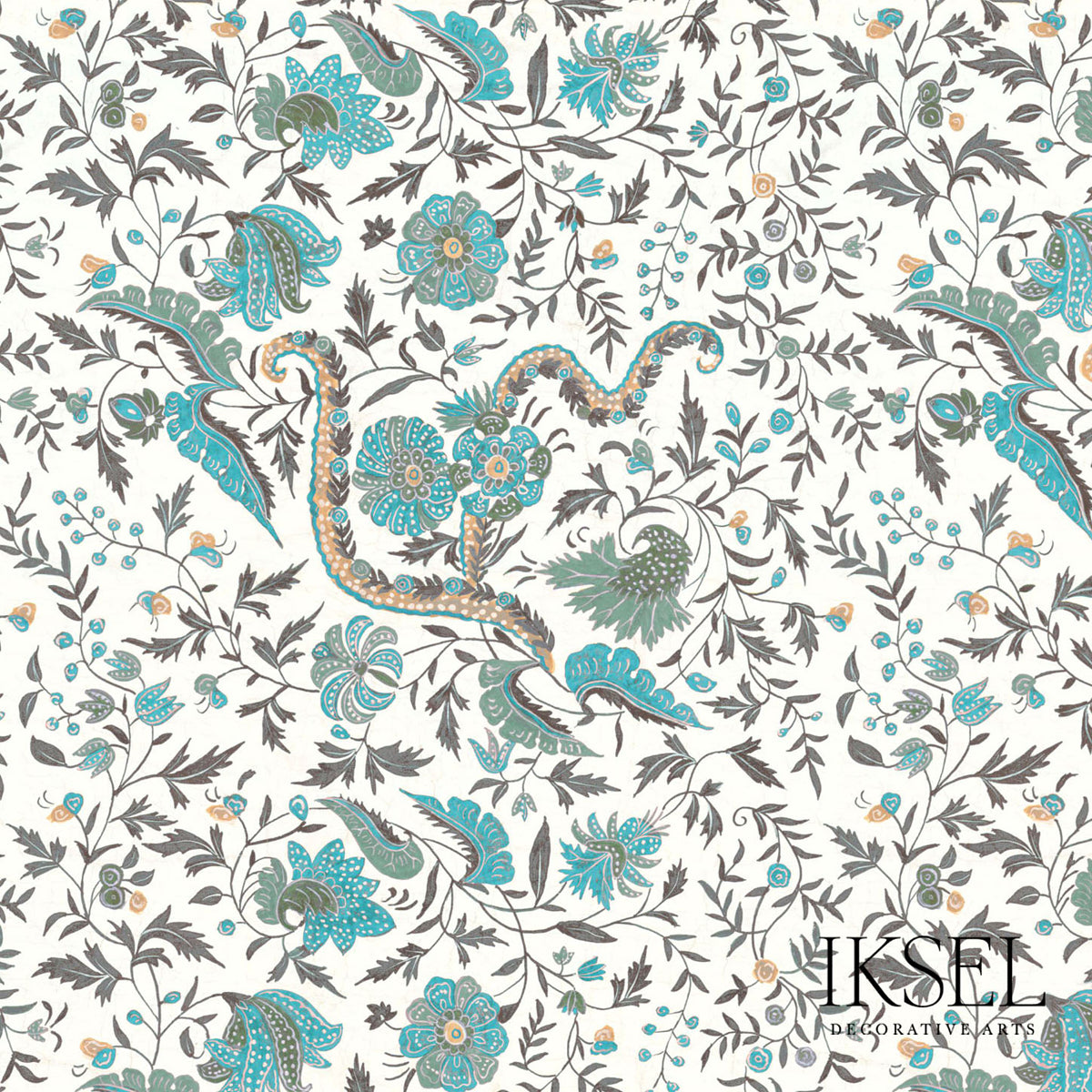 SCHUMACHER IKSEL INDIENNE PRINTS PRINTS TURQUOISE - RF306CR53