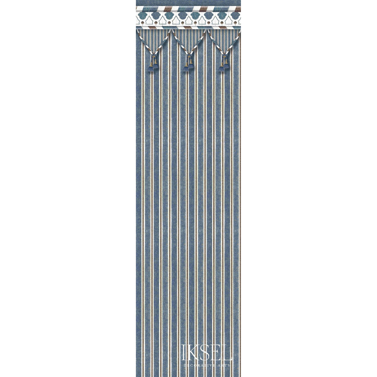 SCHUMACHER IKSEL KUBILAI'S TENT PRINTS PRINTS BLUE - RF712CS43