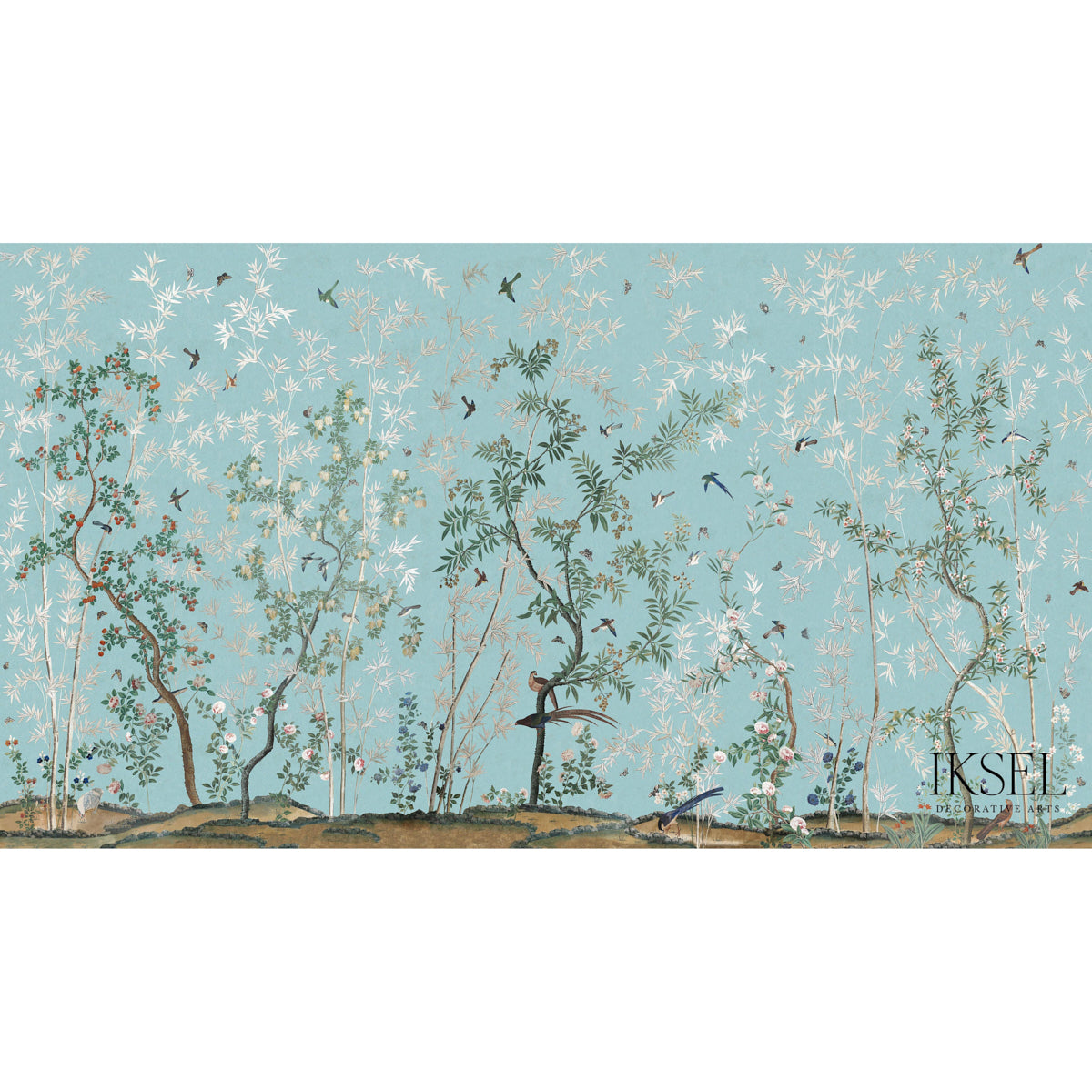 SCHUMACHER IKSEL EASTERN EDEN PRINTS PRINTS TURQUOISE - RF721CS71