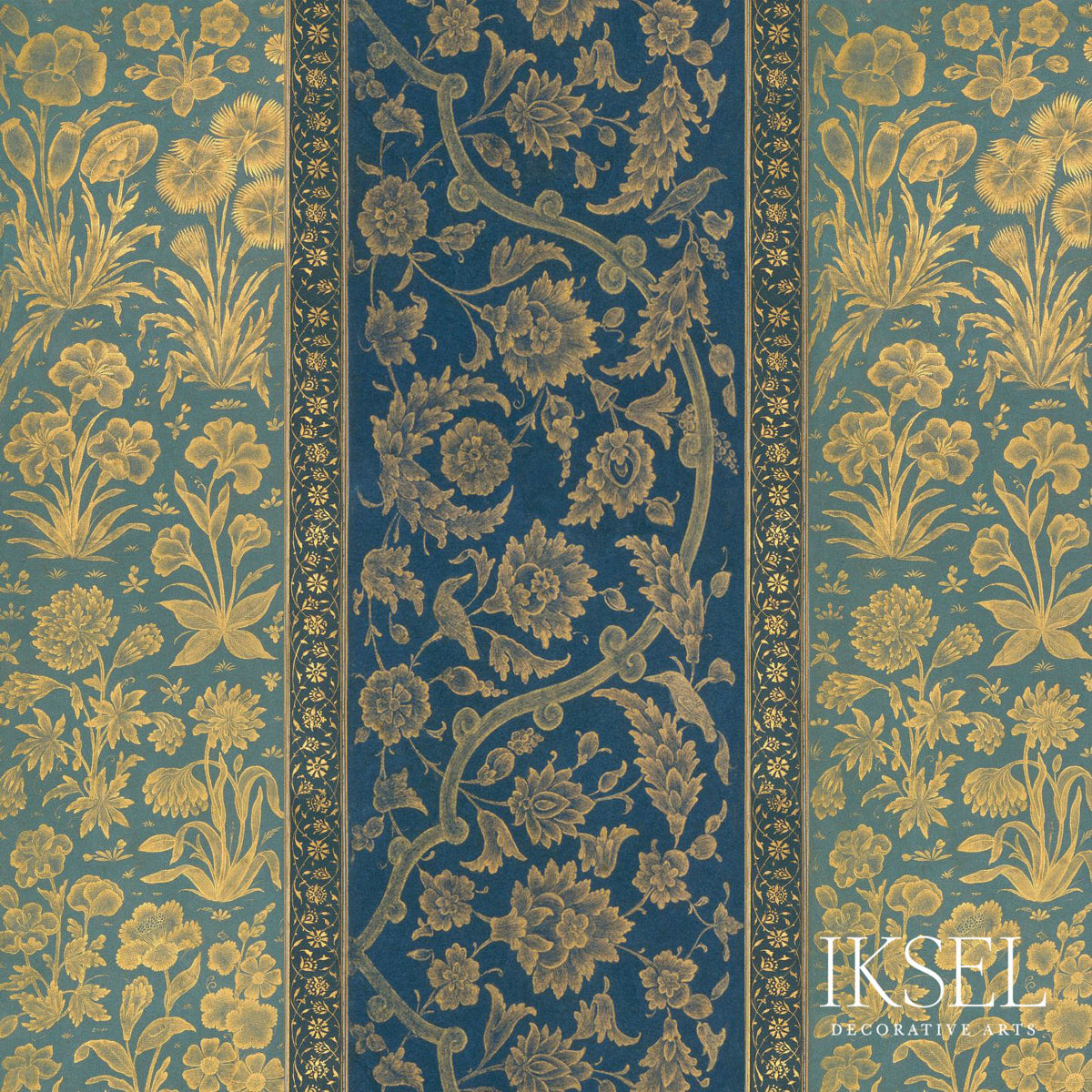 SCHUMACHER IKSEL NUR JAHAN STRIPE LINEN PRINTS PRINTS ORIGINAL - RF922BCS01