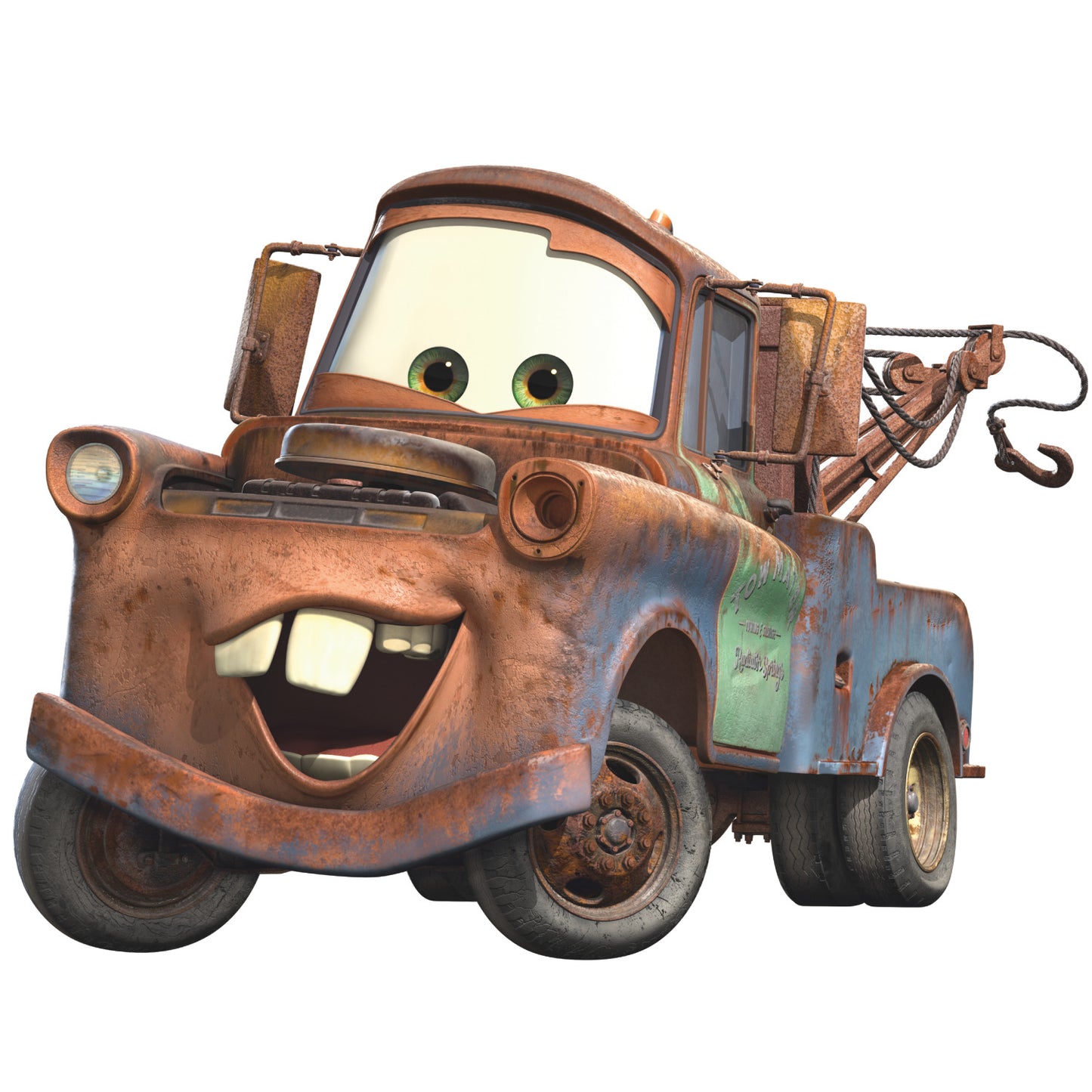 York Wallcoverings RoomMates Cars - Mater Peel and Stick Giant Wall Decal Whimsical Licensed Browns Wallpaper - RMK1519GM