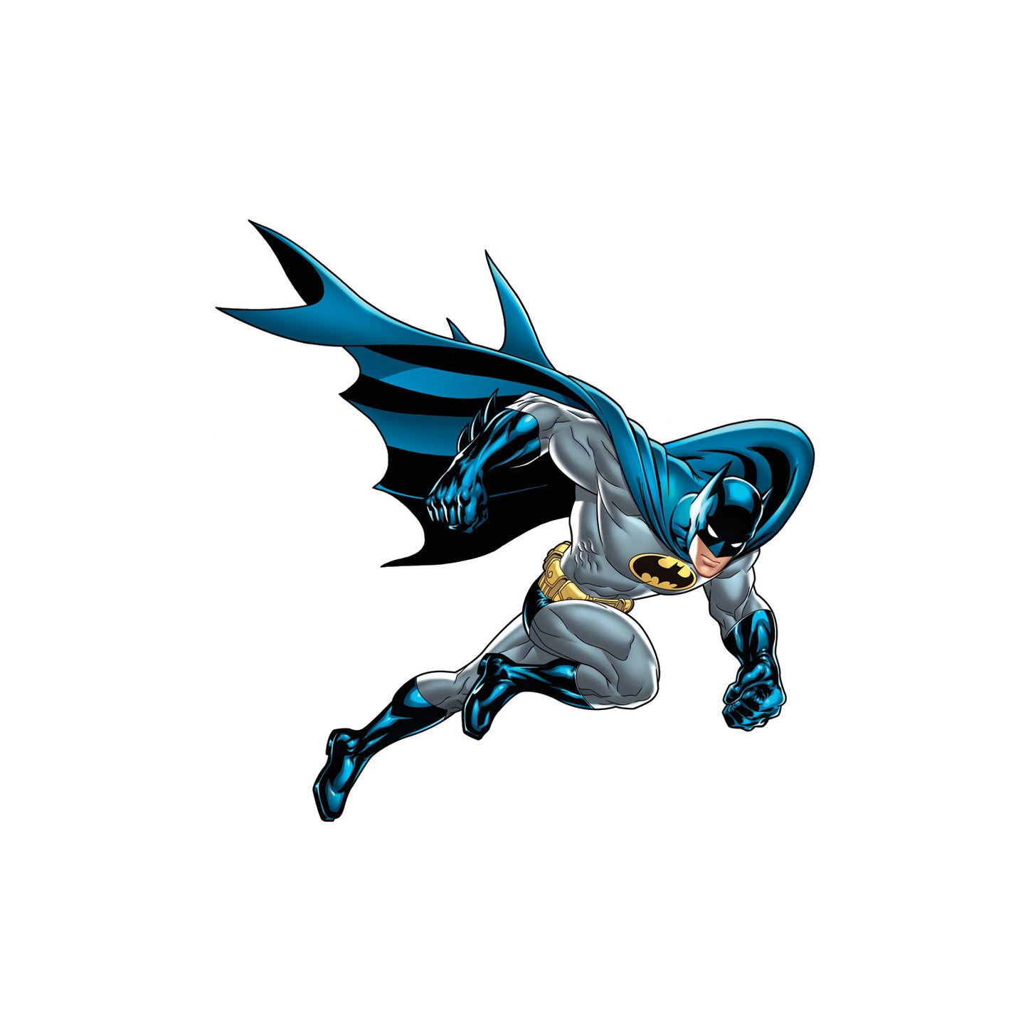 York Wallcoverings RoomMates Batman Bold Justice Peel and Stick Giant Wall Decal Whimsical Licensed Blues Wallpaper - RMK1864GM