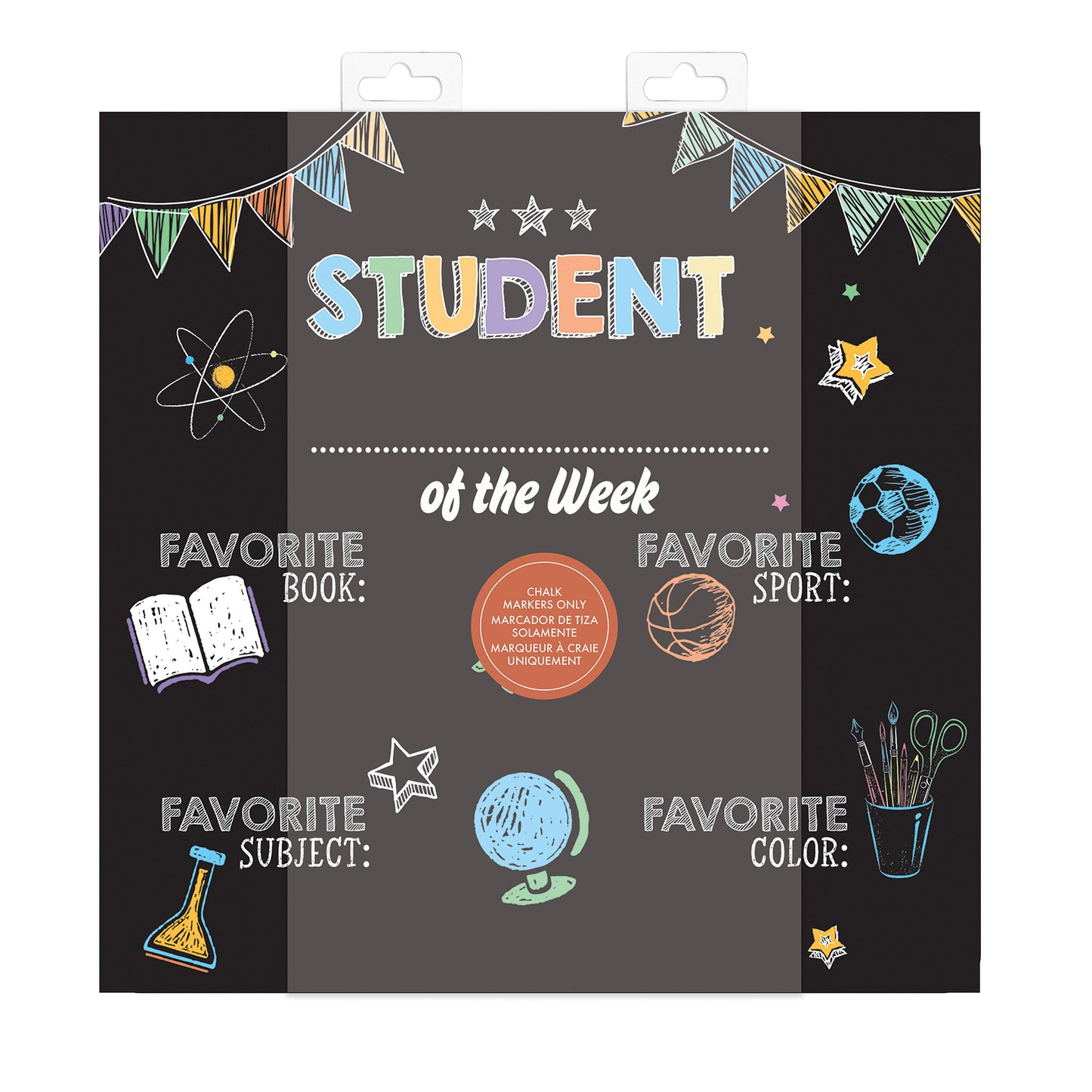 York Wallcoverings RoomMates Student Chalkboard Kids Graphics Blacks Wallpaper - RMK5520CB