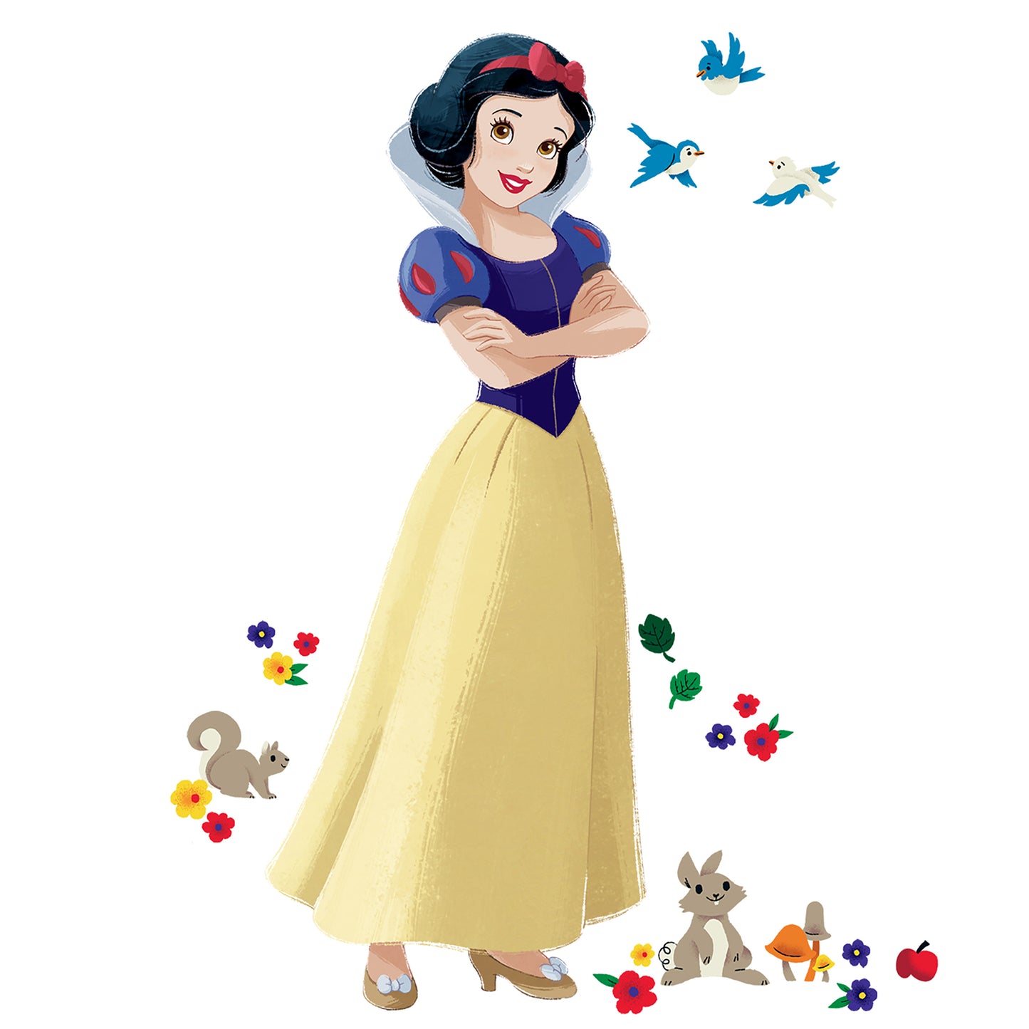 York Wallcoverings RoomMates Disney Snow White Wall Decals Kids Graphics Yellows Wallpaper - RMK5569GM