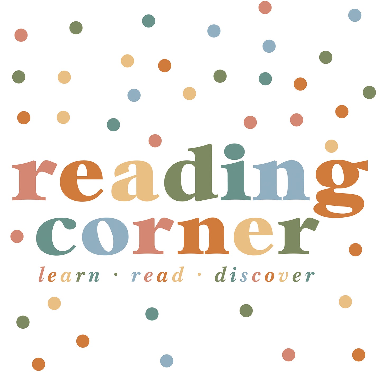 York Wallcoverings RoomMates Reading Corner Multicolor Wall Quote Decals Alphabet & Numbers Kids Multicolor Current Peel & Stick - RMK5577GM