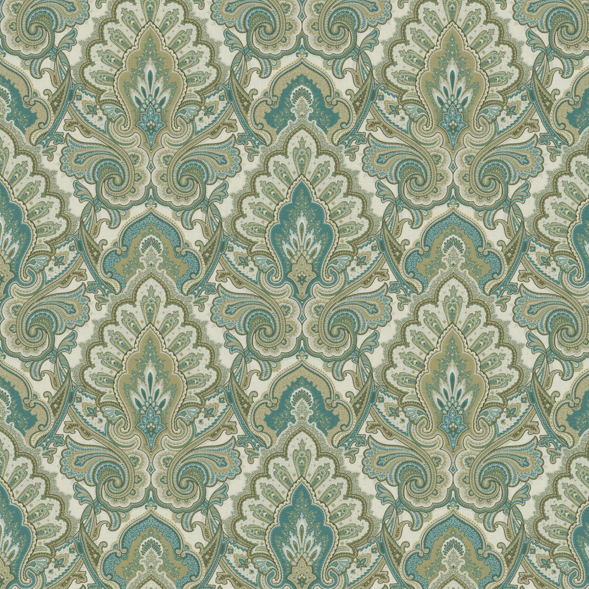 STOUT TEXTILES MULTIPURPOSE,PRINT TRANSITIONAL,, PAISLEY SHORELINE - ROGE-1