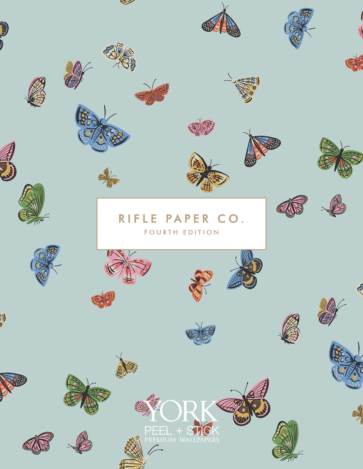 York Wallcoverings Rifle Paper Co P+S 4th Edition Fable Linen Peel and Stick Wallpaper Whimsical Animals and Insects Beiges Wallpaper - PSW1627RL