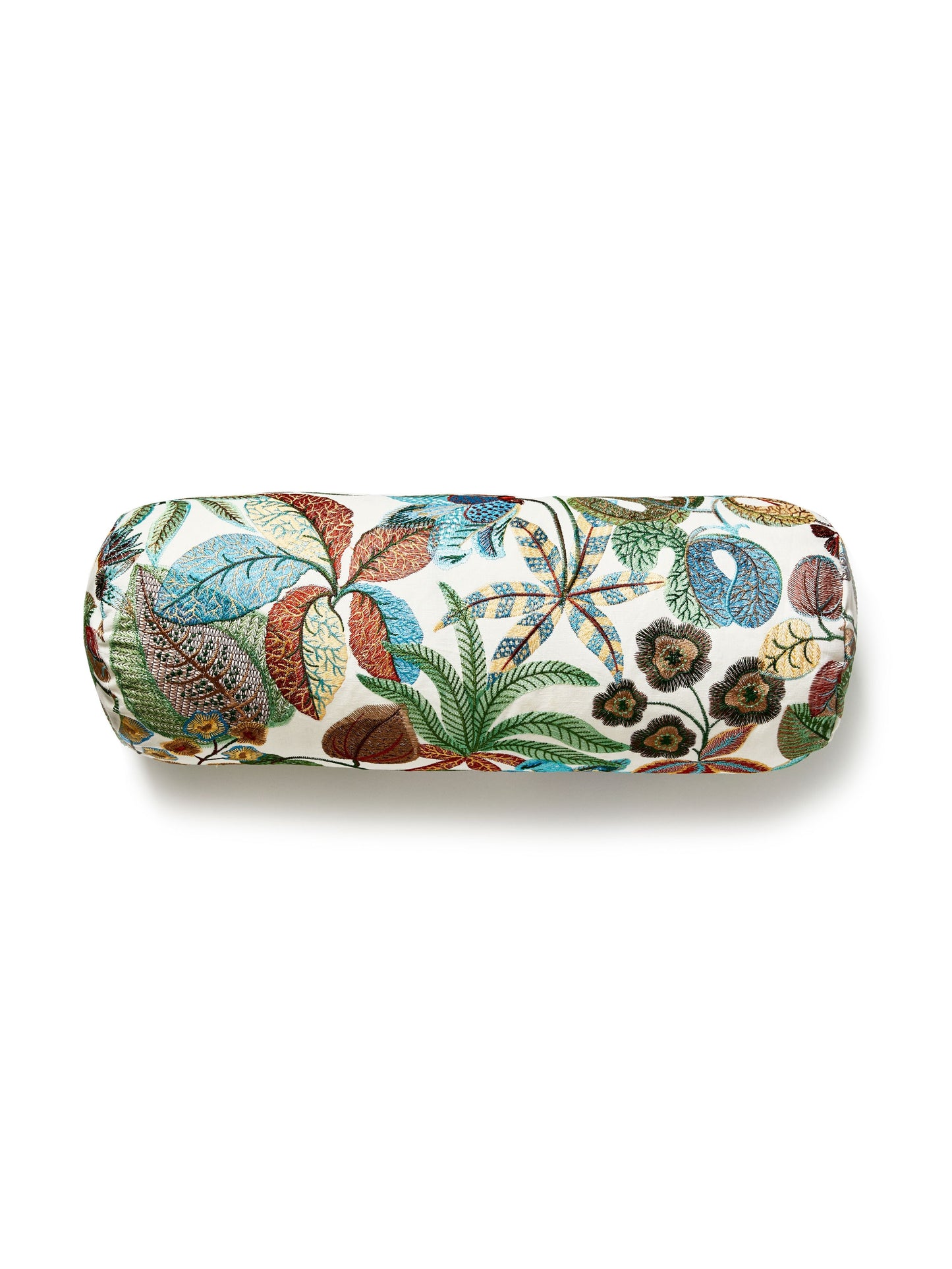 SCALAMANDRE PILLOWS BOTANICAL / FOLIAGE BOLSTER - S7 0002BADK5400 NEW SKU # S7BADK54000002