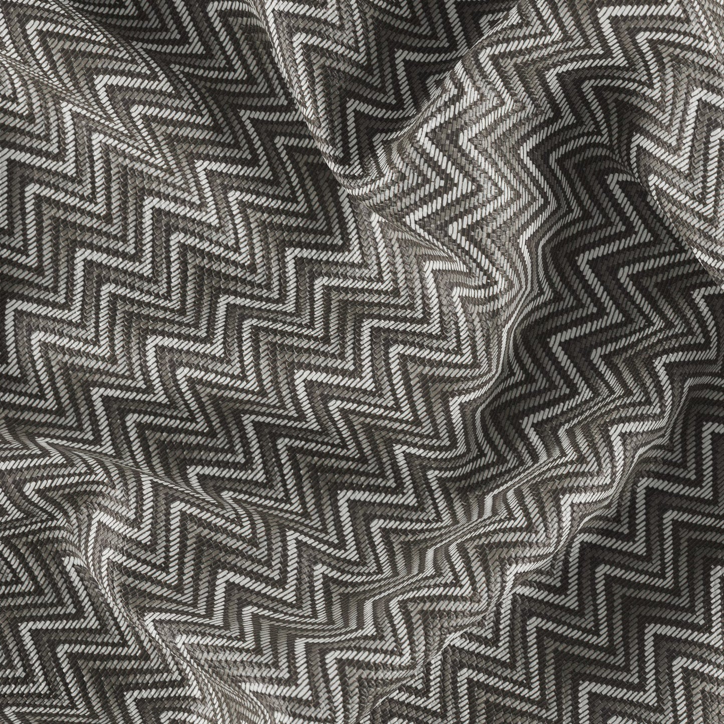 JF Fabrics SABRINA 96 Fabric Geometric, Texture Grey, White, Black Vinyl, Vegan Leather - 8935896 J9011