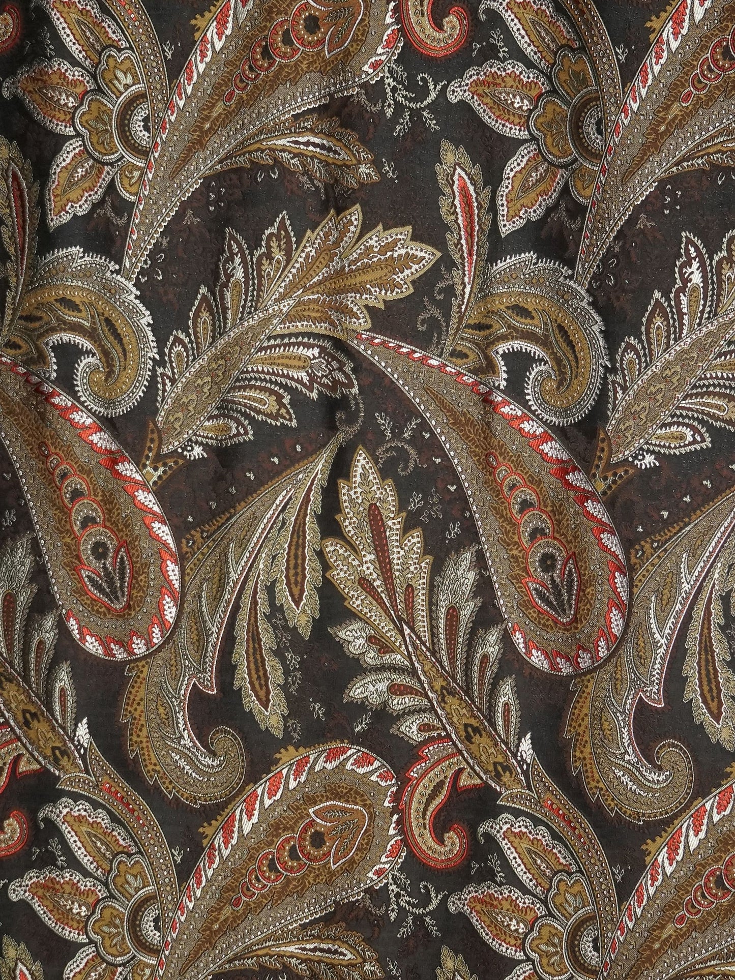 SCALAMANDRE PAISIELLO FABRIC BLACK CORAL - SB 00011058 NEW SKU # SB10580001