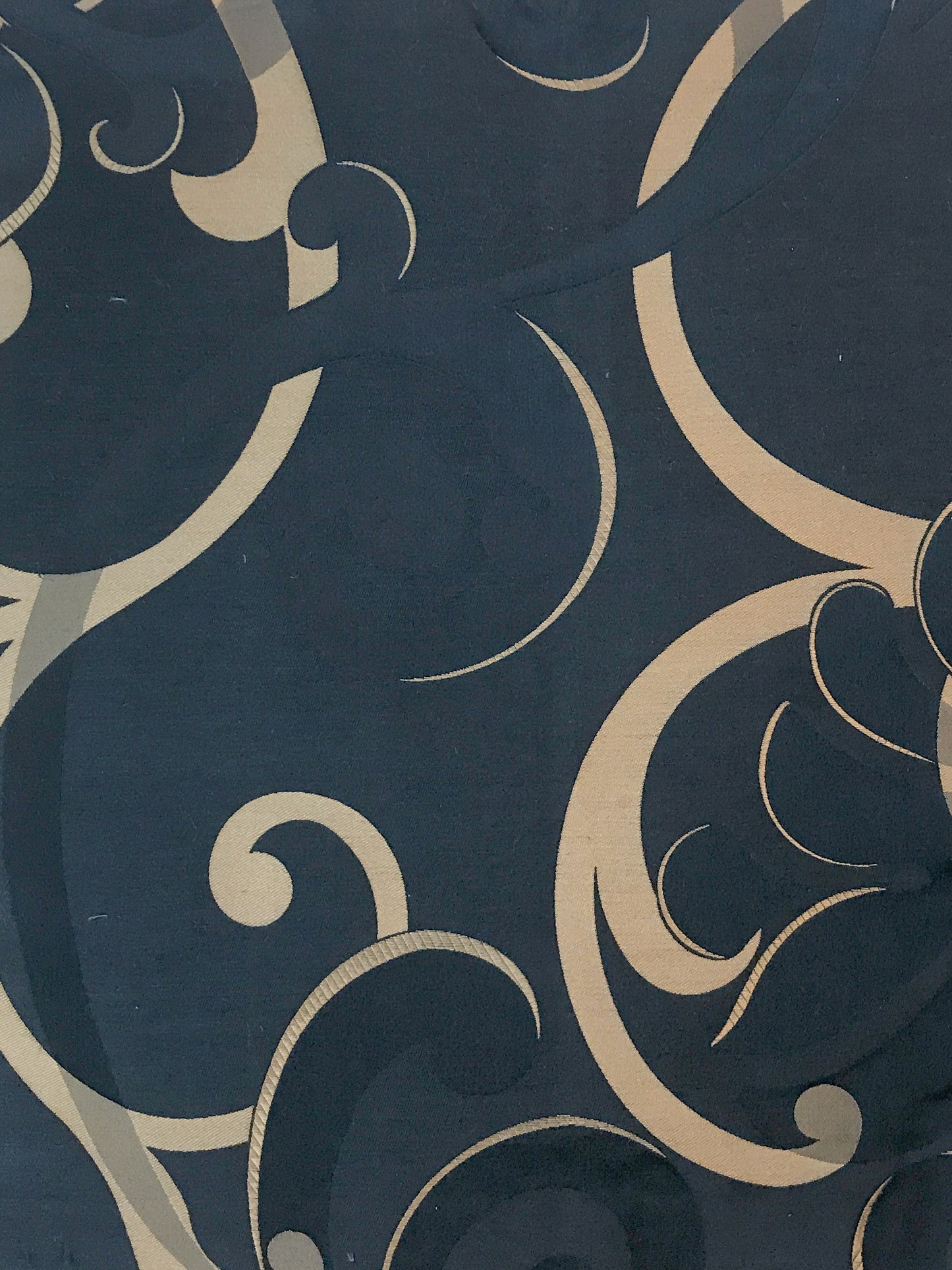 SCALAMANDRE CIMAROSA FABRIC MIDNIGHT - SB 00041059 NEW SKU # SB10590004