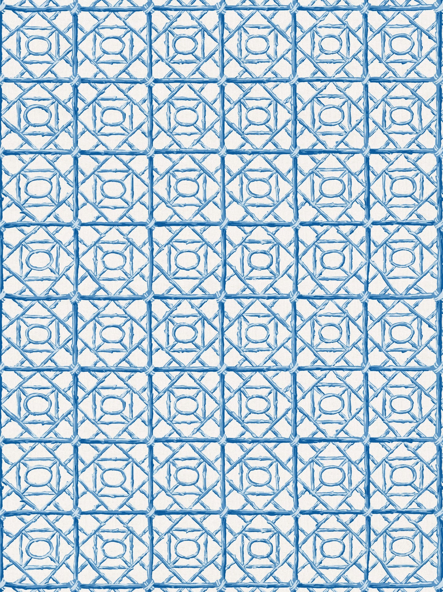 SCALAMANDRE ORMOND FRET PRINT COBALT - SC166710002