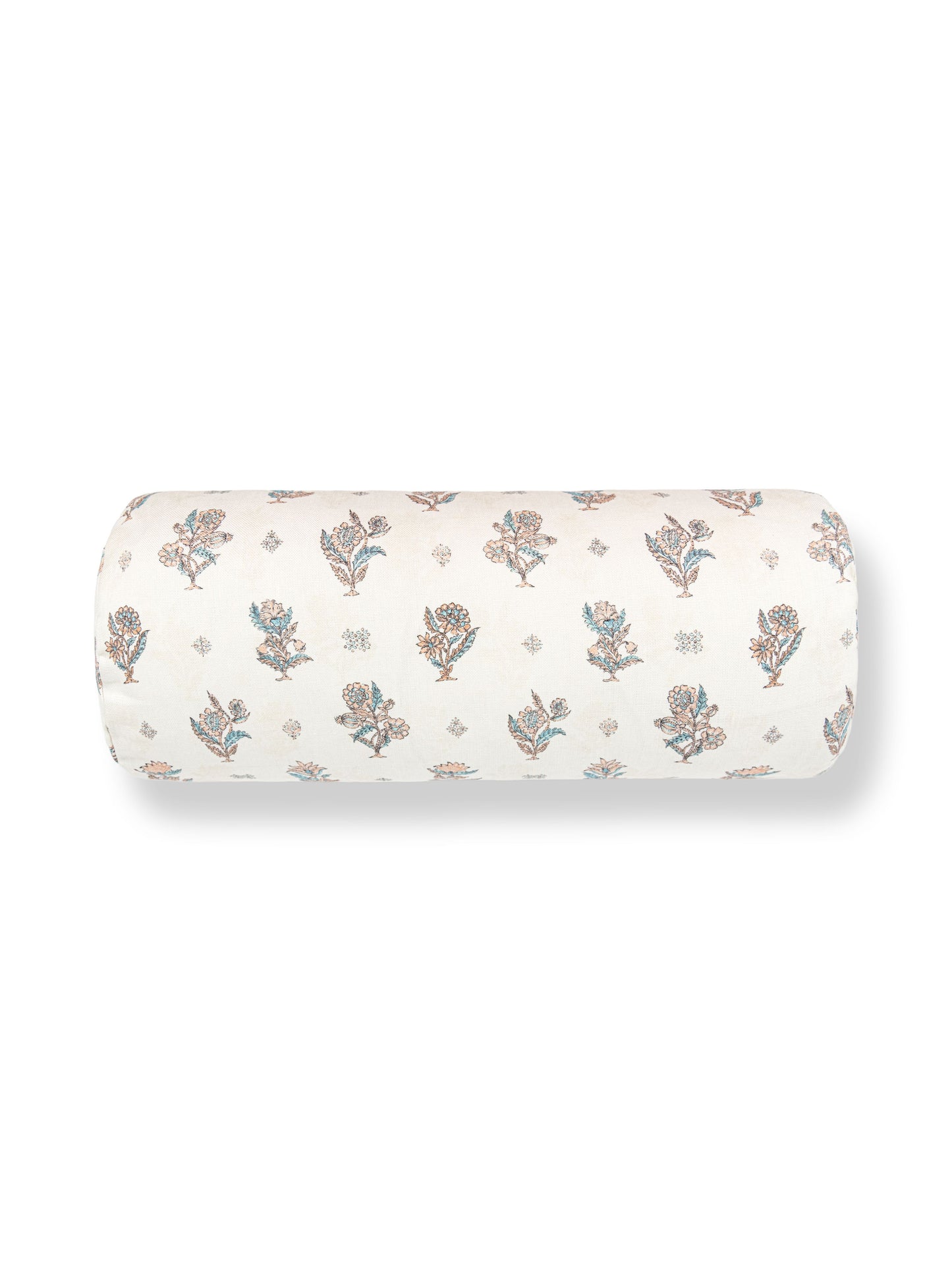 SCALAMANDRE CALICO PILLOW PEACH AQUA - SCBADK166690001