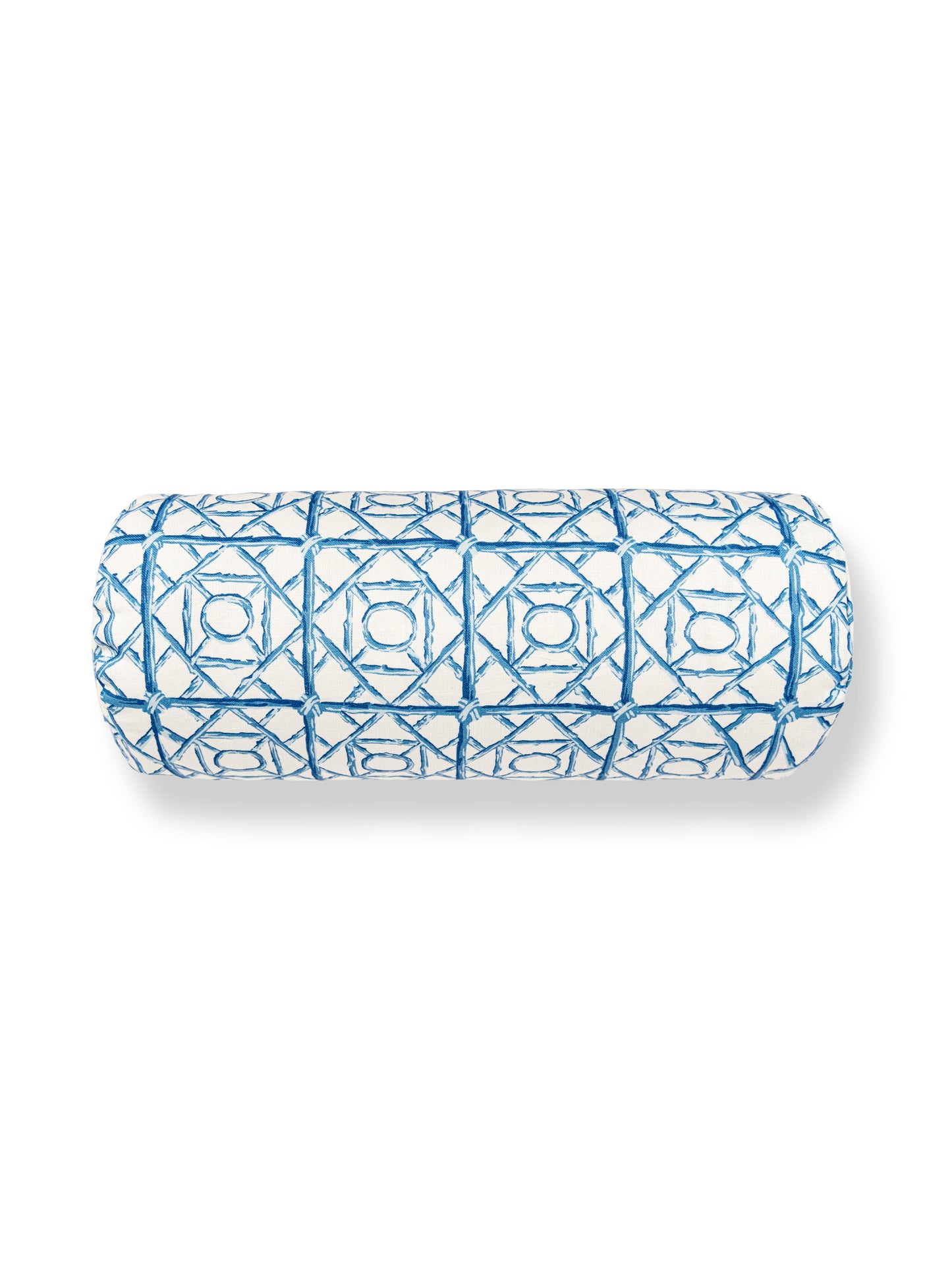 SCALAMANDRE ORMOND FRET PILLOW COBALT - SCBADK166710002