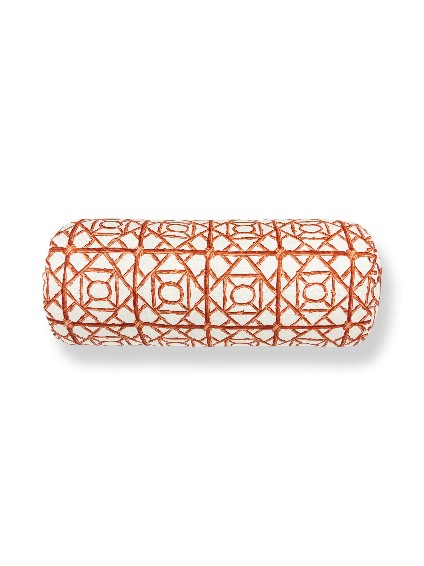 SCALAMANDRE ORMOND FRET PILLOW LACQUER RED - SCBADK166710004
