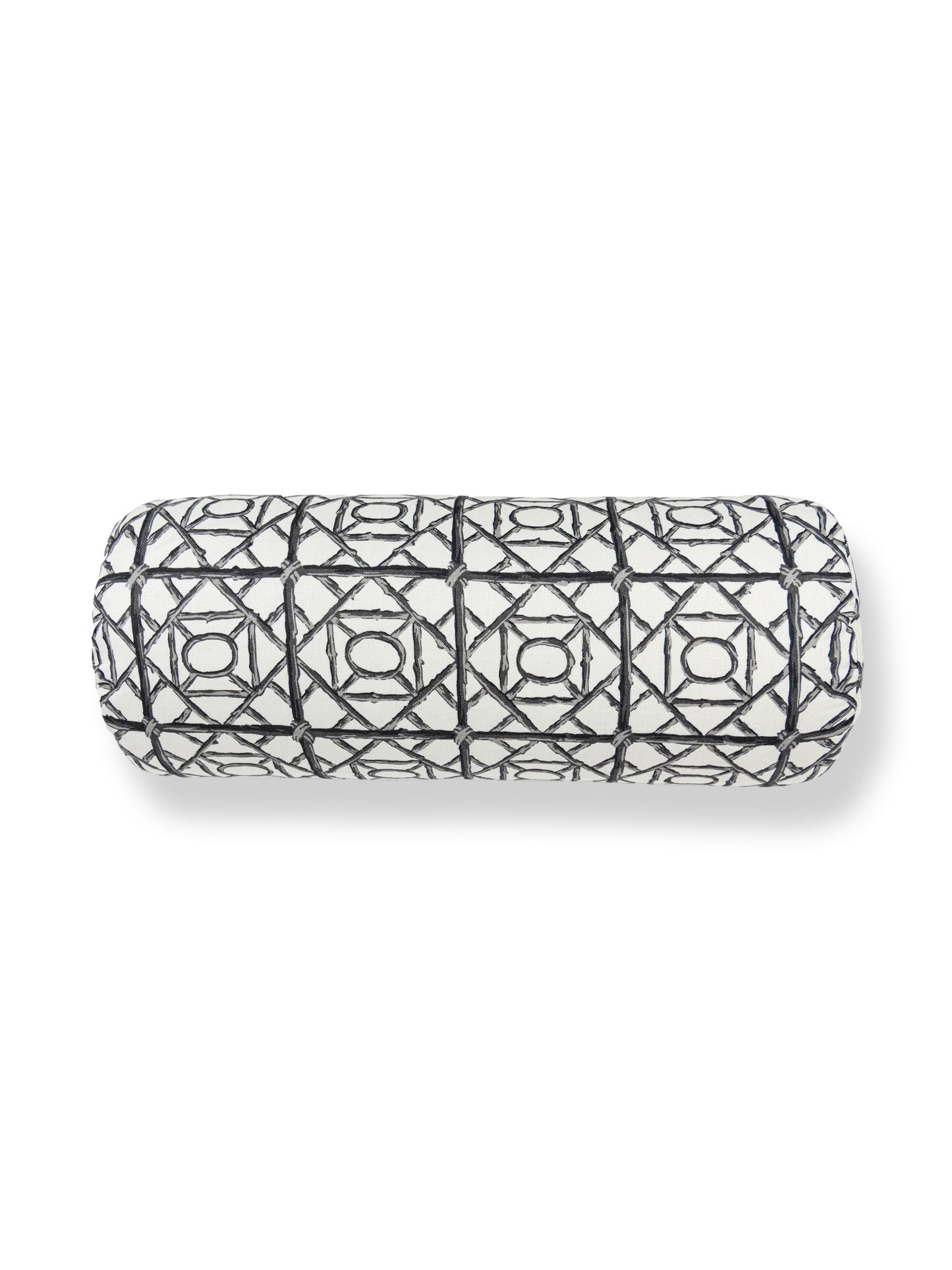 SCALAMANDRE ORMOND FRET PILLOW CHARCOAL - SCBADK166710007