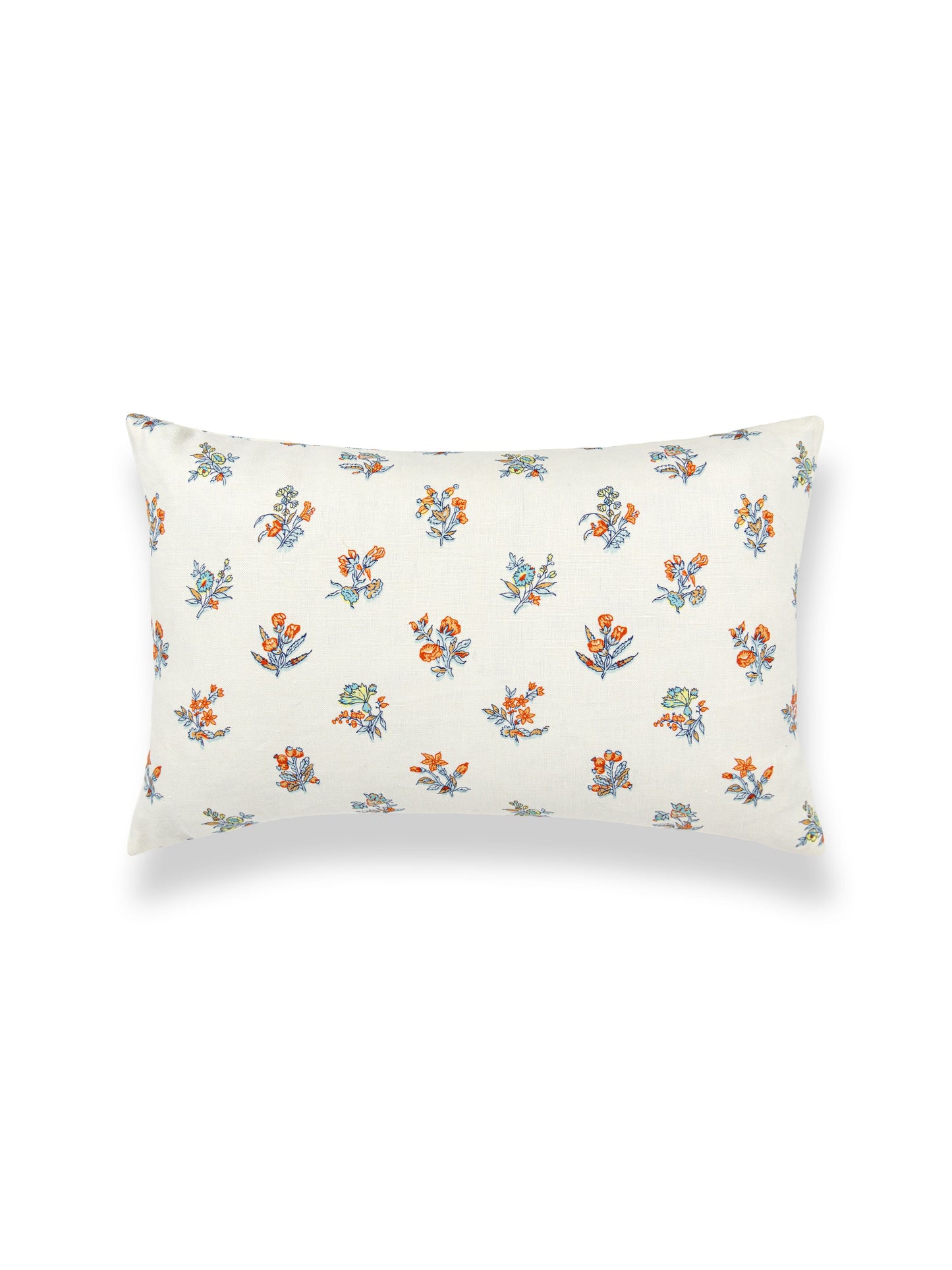 SCALAMANDRE SUMMER FLORA PILLOW TANGERINE SKY - SCLBDK166660003