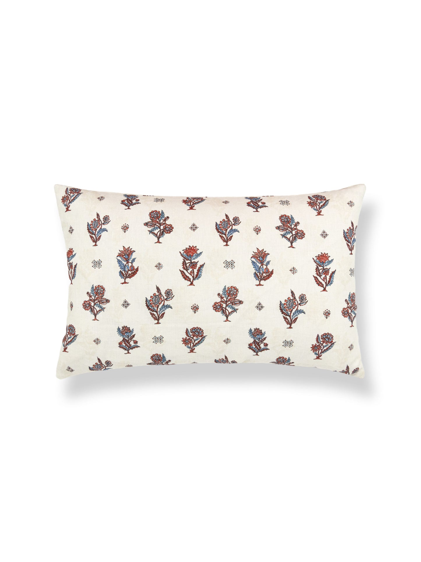 SCALAMANDRE CALICO PILLOW RUBY PEACOCK - SCLBDK166690004