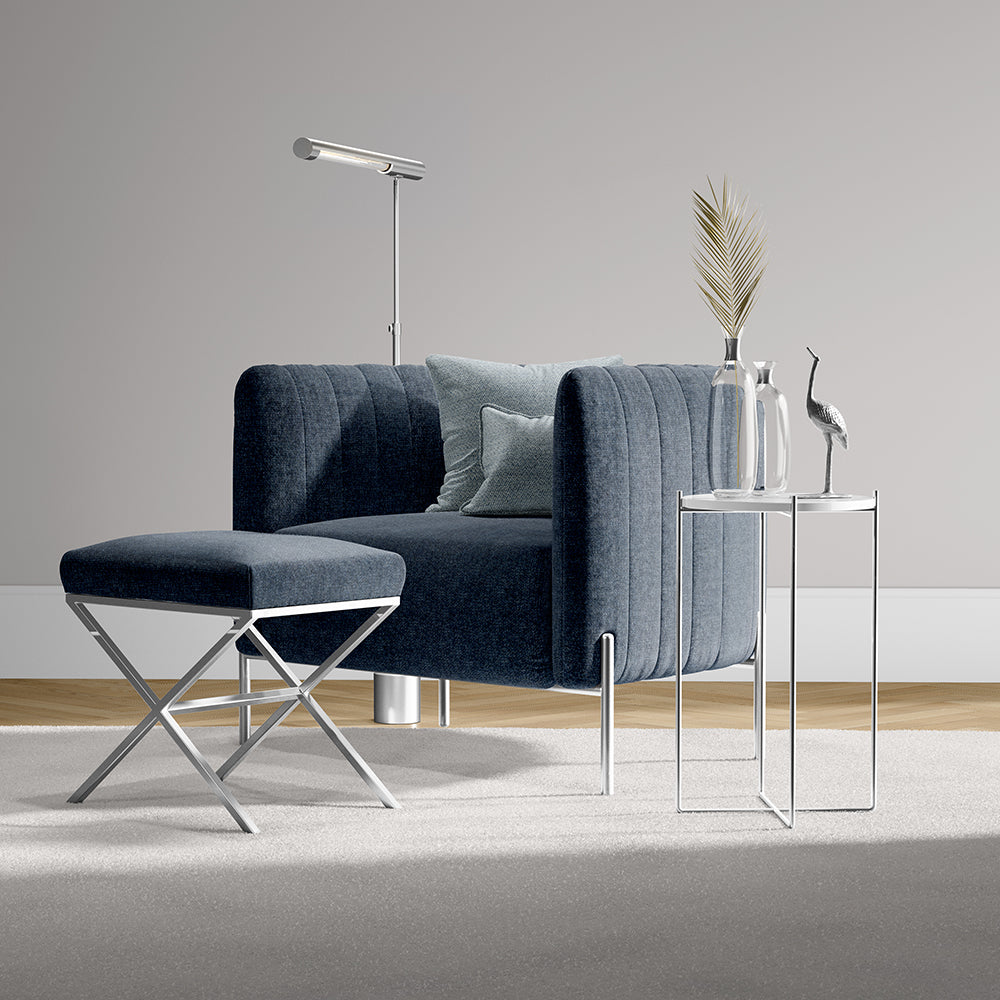 NICHOLASJOHN INC NJ-TROWEL True Blue Solid Fabric - NJ25-2860