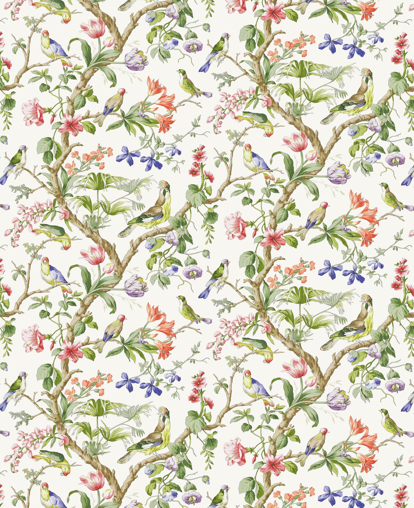 SCALAMANDRE BELIZE PRINT FABRIC IVORY - SC 000116600 NEW SKU # SC166000001